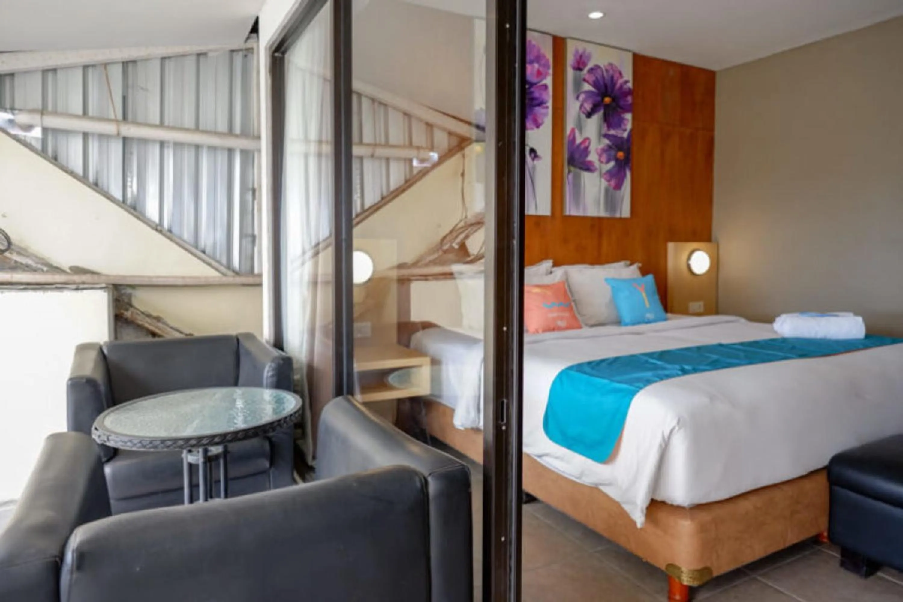 Bedroom, Bed in Sans Hotel Ekkon Yogyakarta by Reddoorz