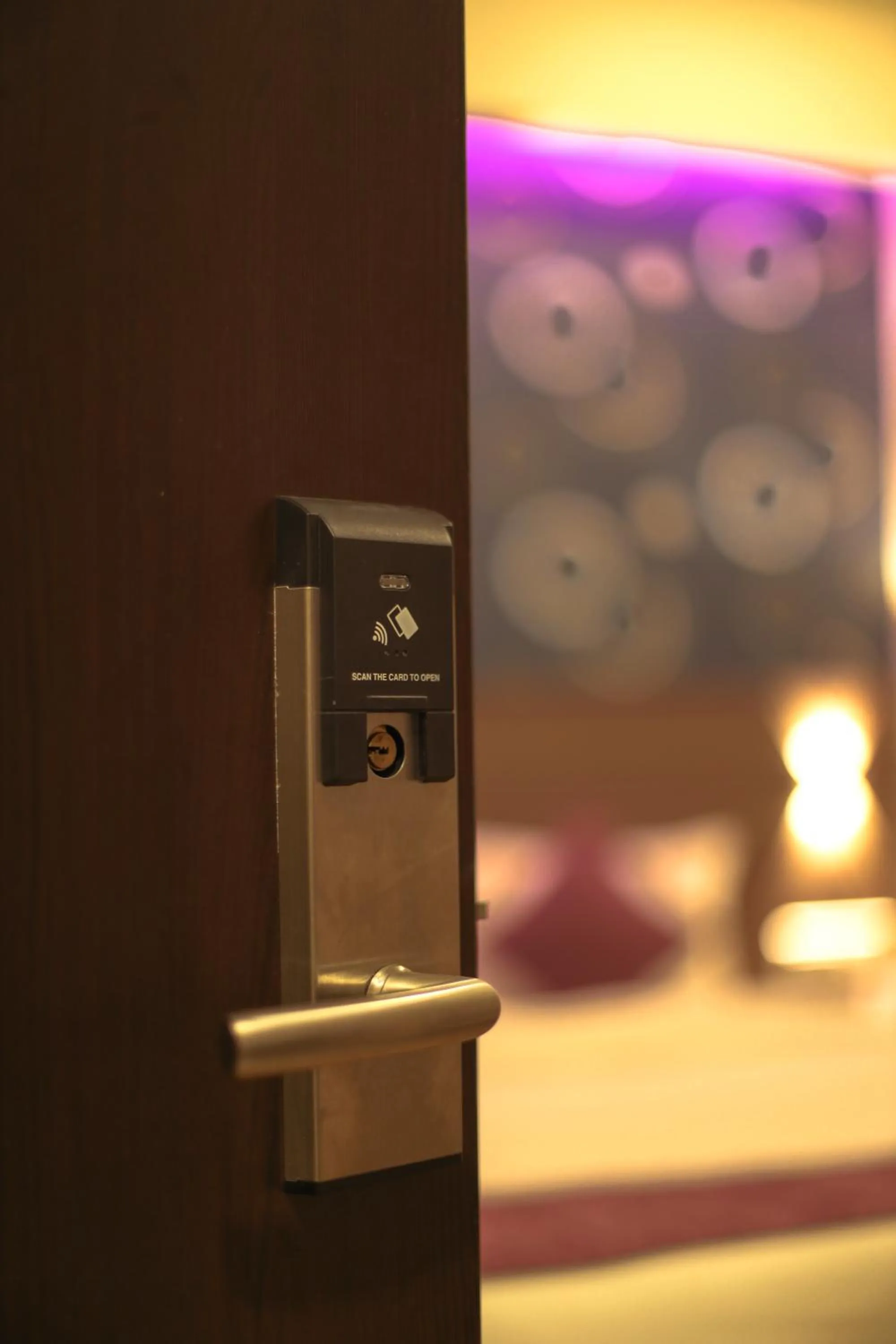 View (from property/room), Bed in Lavender Infopark Kochi