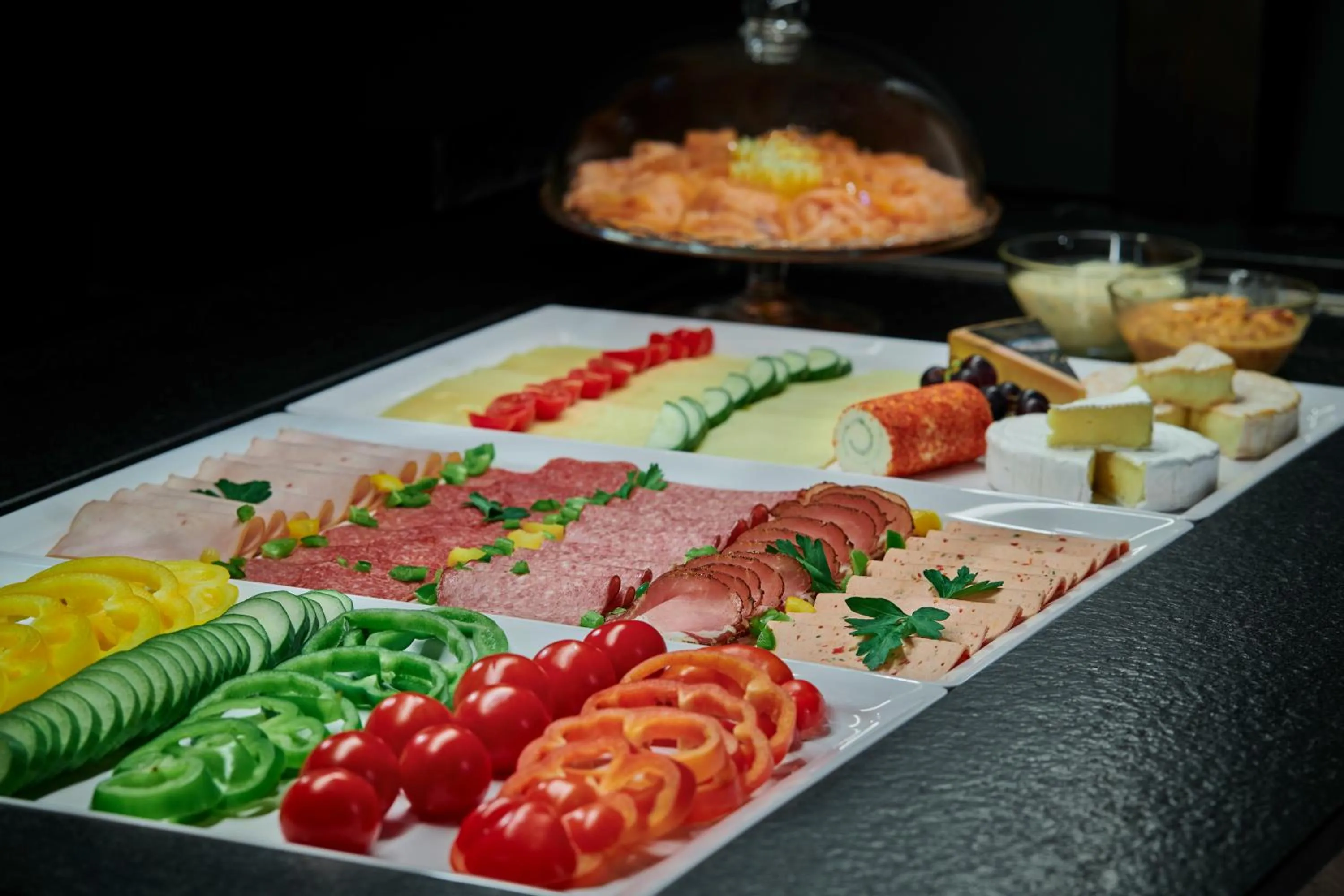 Buffet breakfast in Hotel Schwarzer Adler Innsbruck