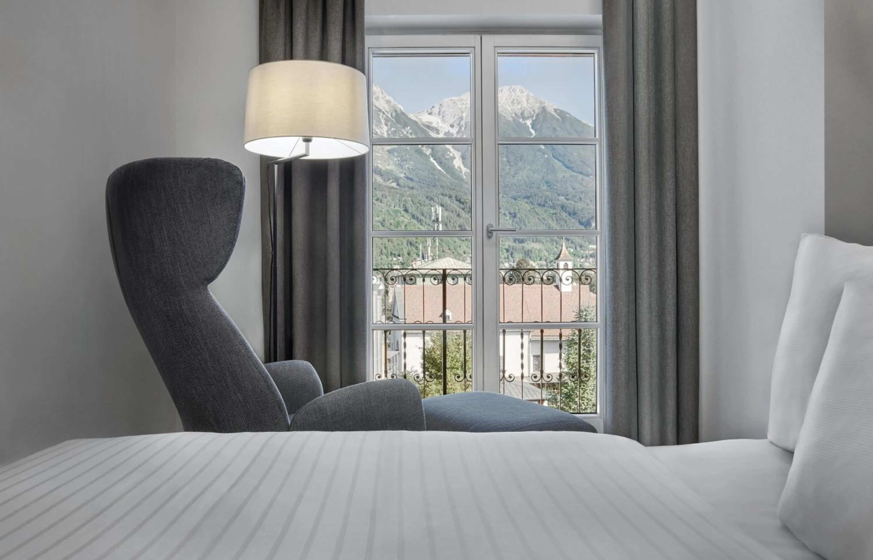 Photo of the whole room, Bed in Hotel Schwarzer Adler Innsbruck
