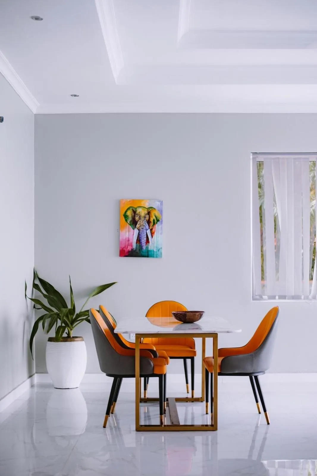 Dining area in Calamari Beach Resort