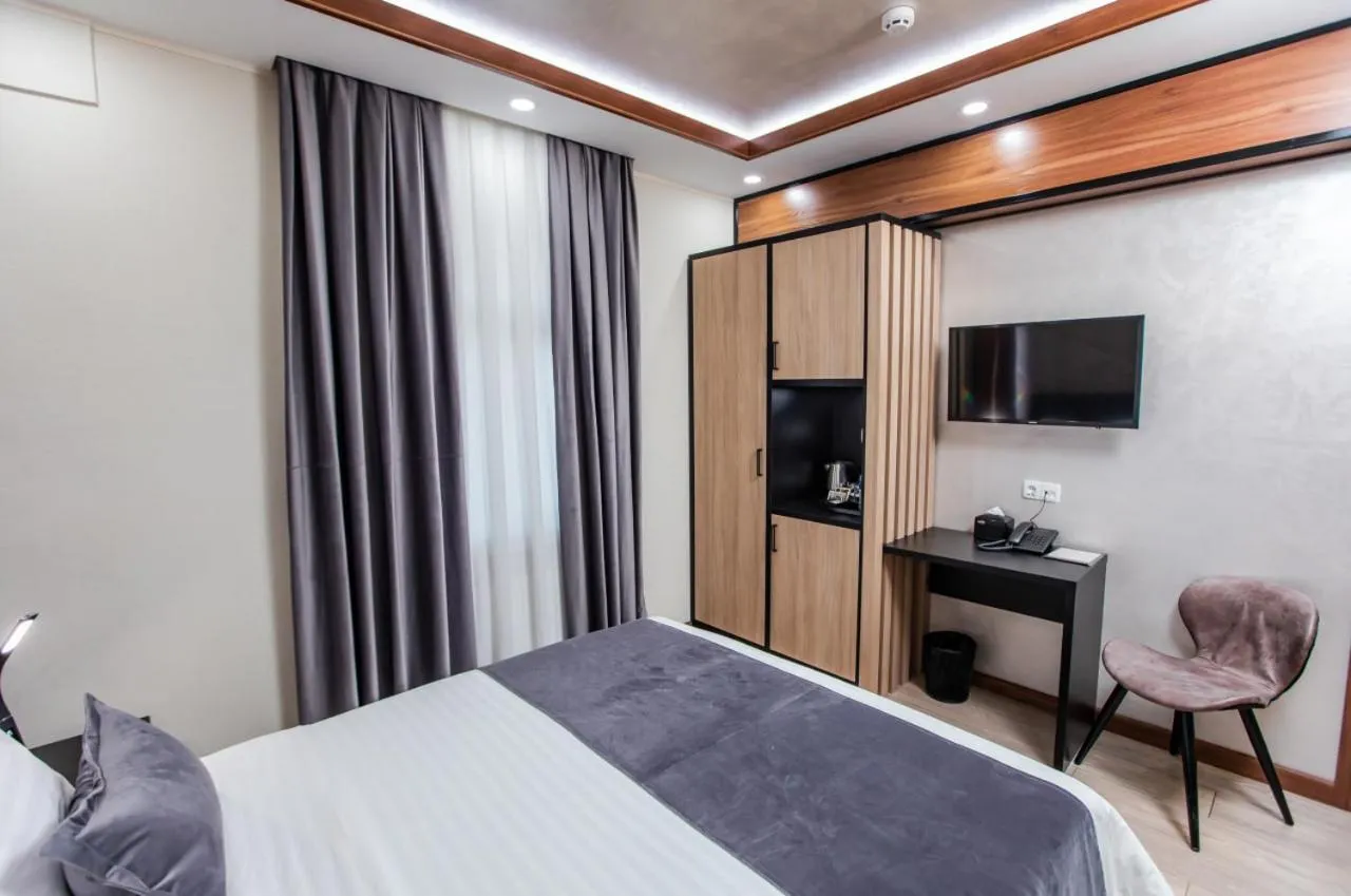 Bed in Art Deluxe Hotel