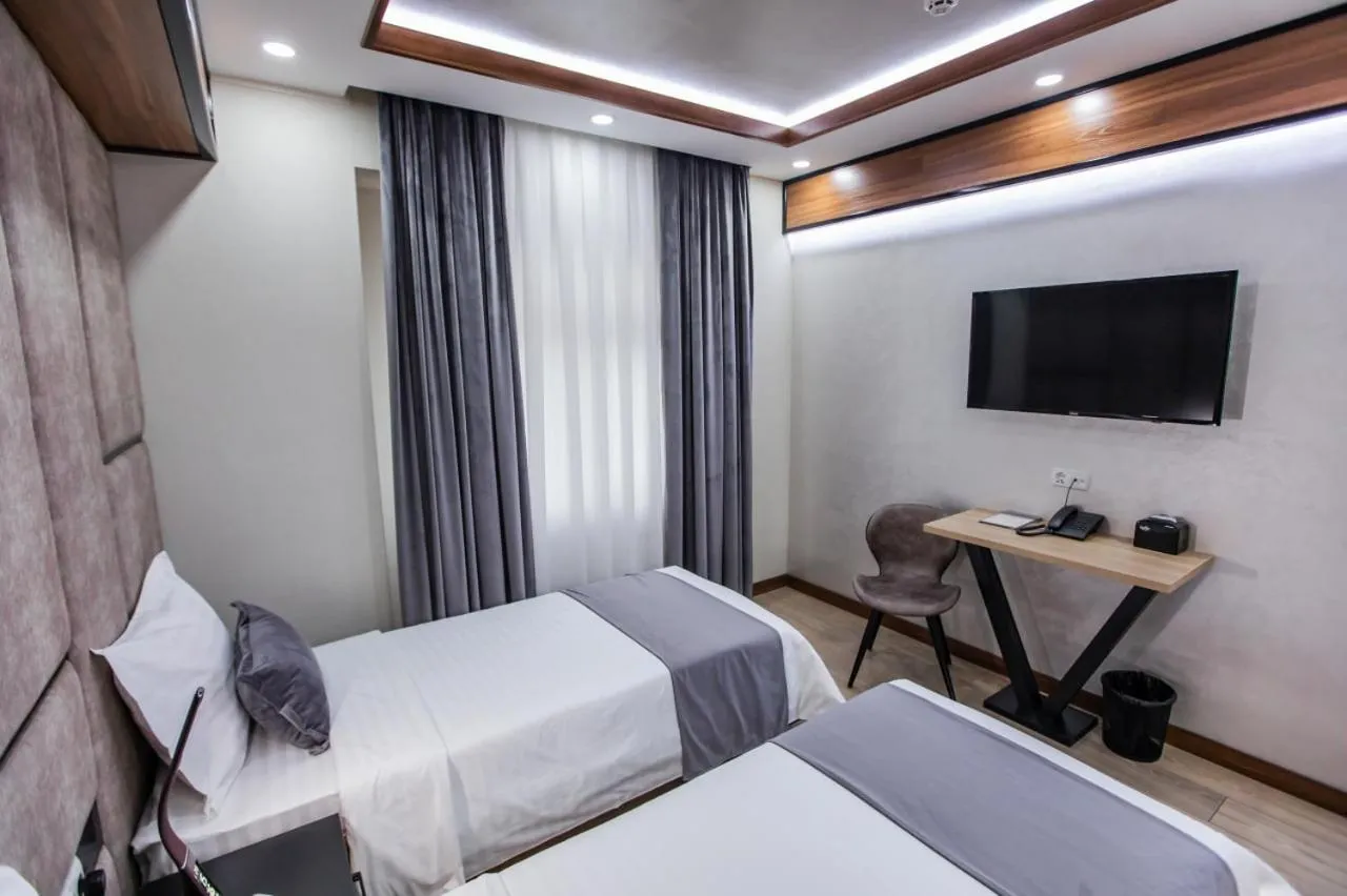 Bed in Art Deluxe Hotel