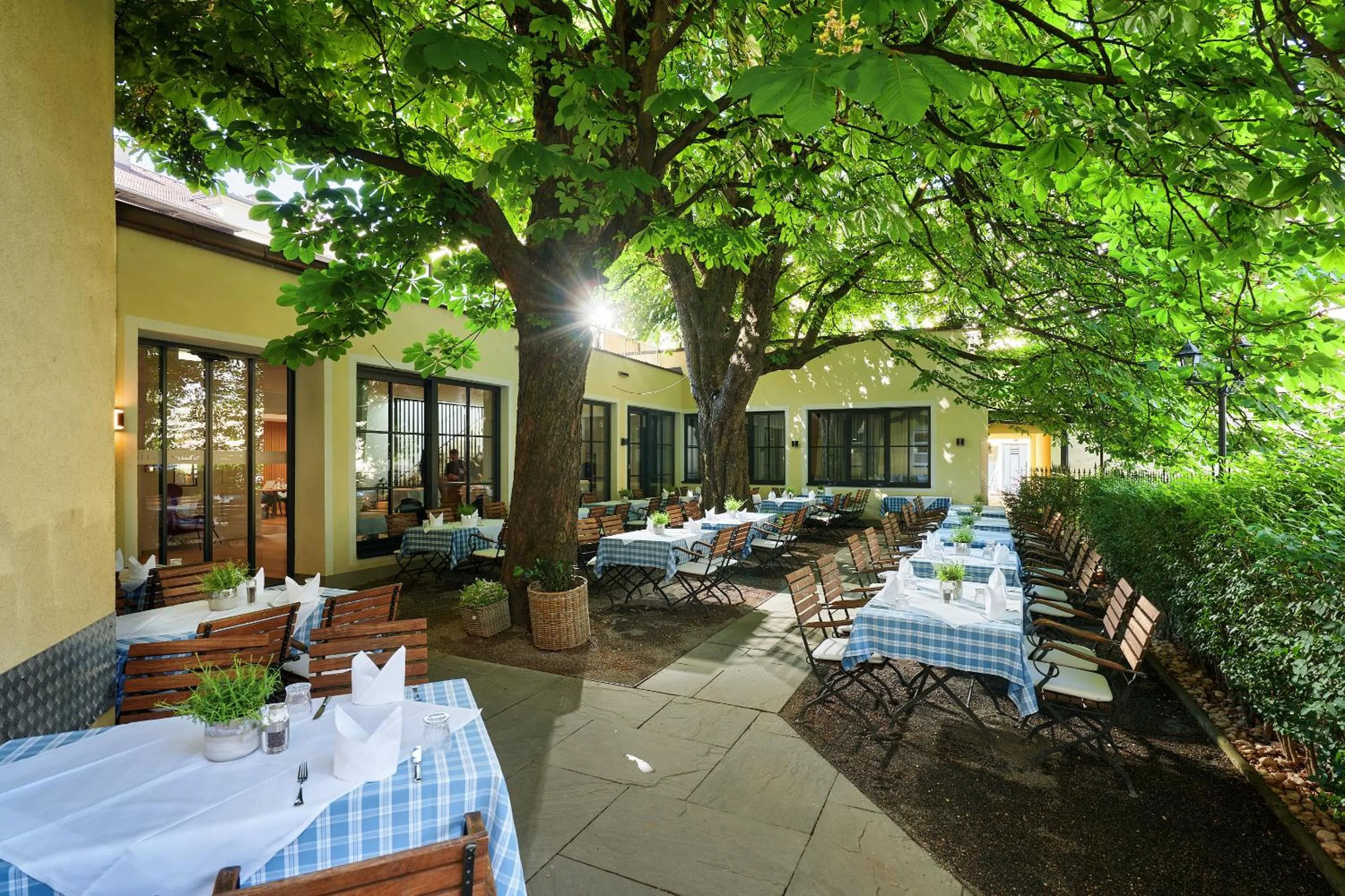 Garden in Hotel Sailer
