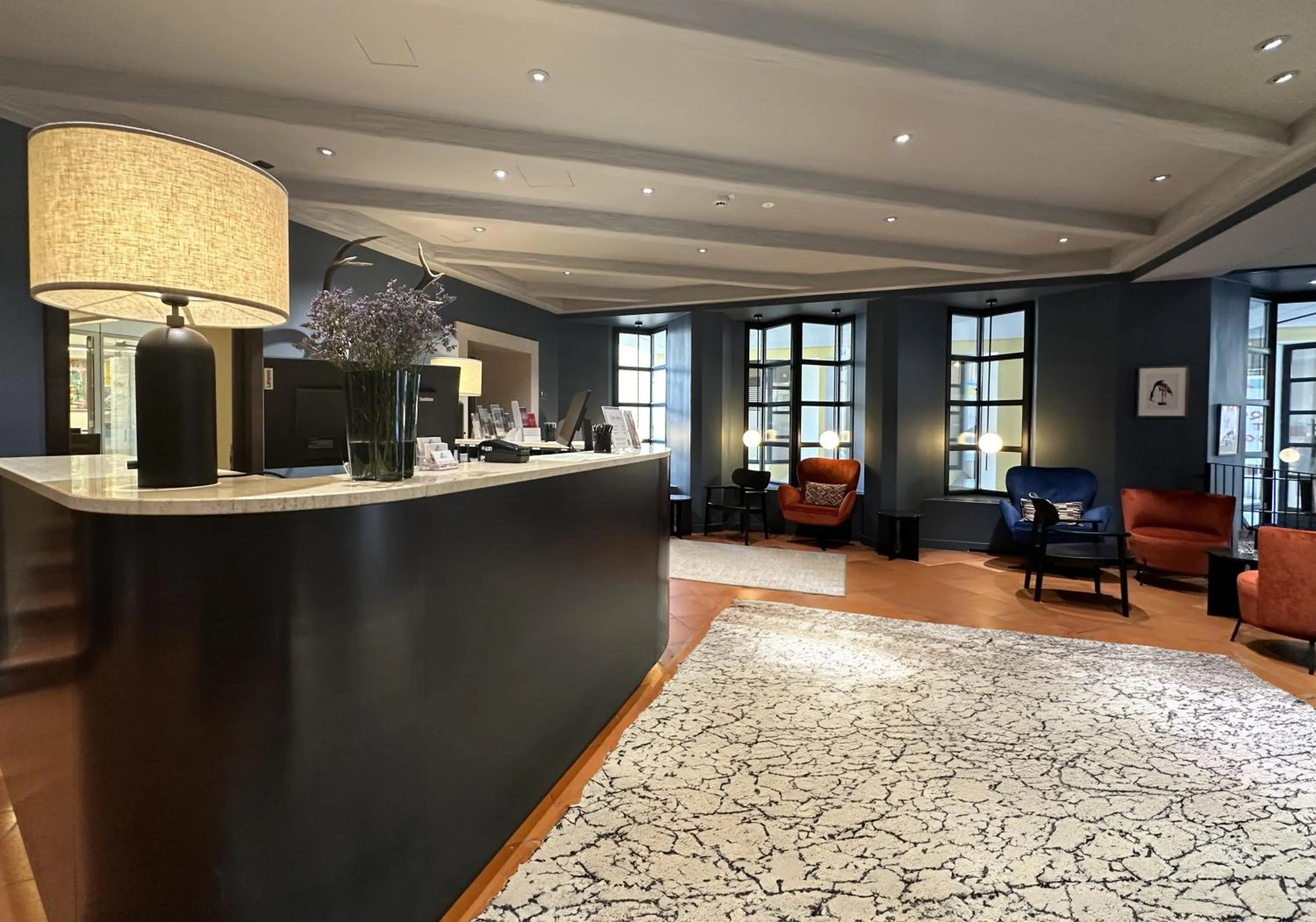 Lobby or reception in Hotel Sailer