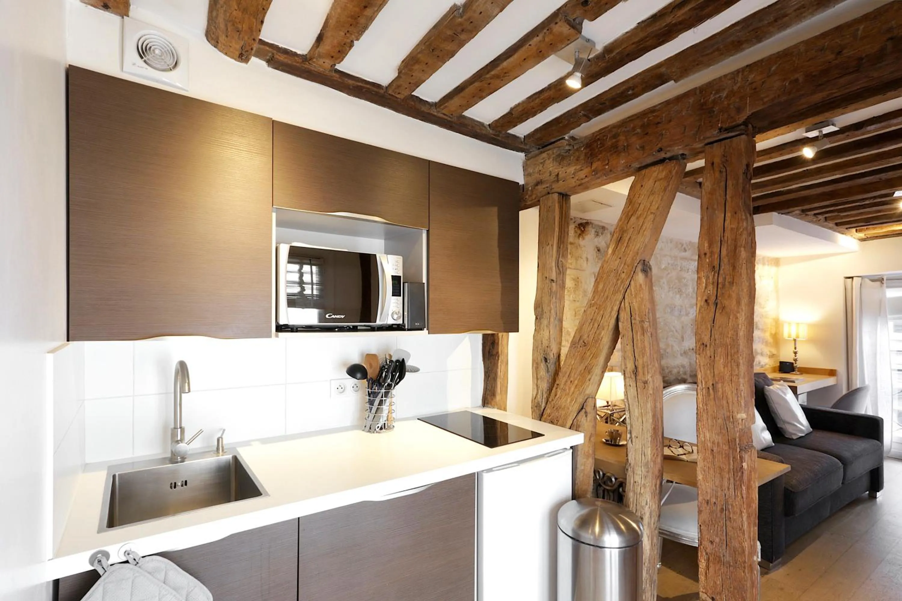 Habitat Parisien - 1BR-1BA - Duplex Louvre Museum