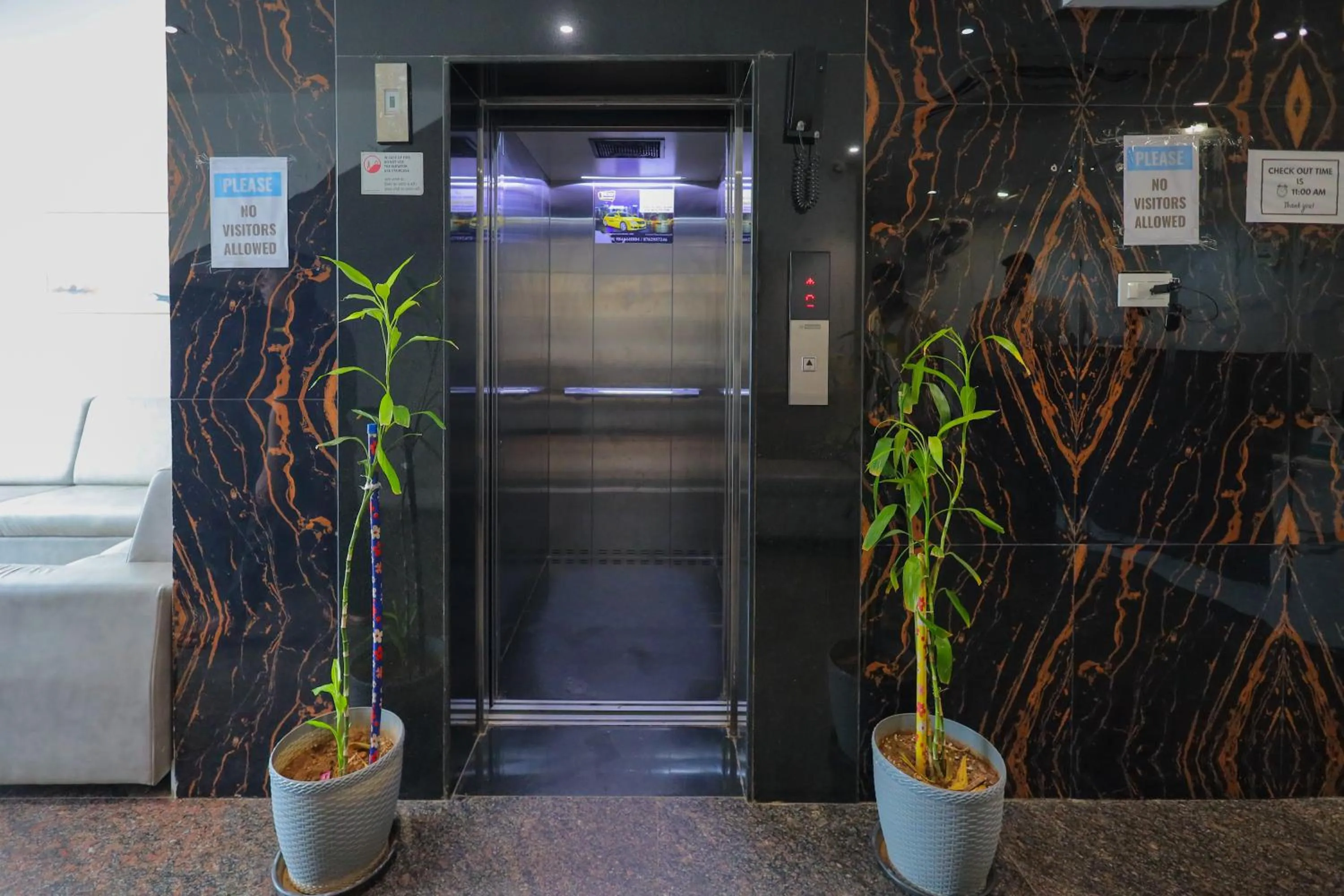 elevator in Adyar Plaza Inn by RAK Rooms, Mangaluru