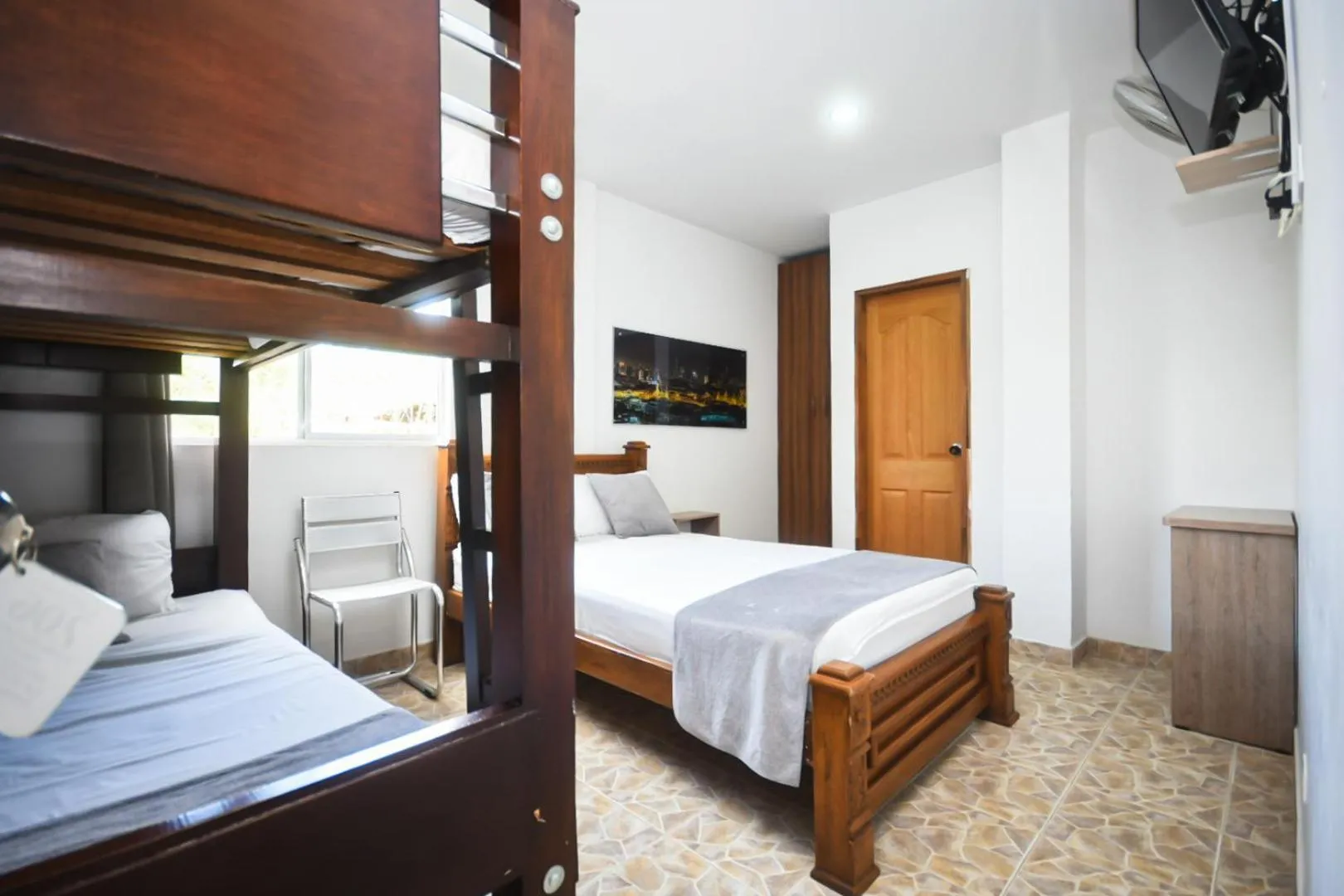 Bed in Finca Hotel Zona Franca