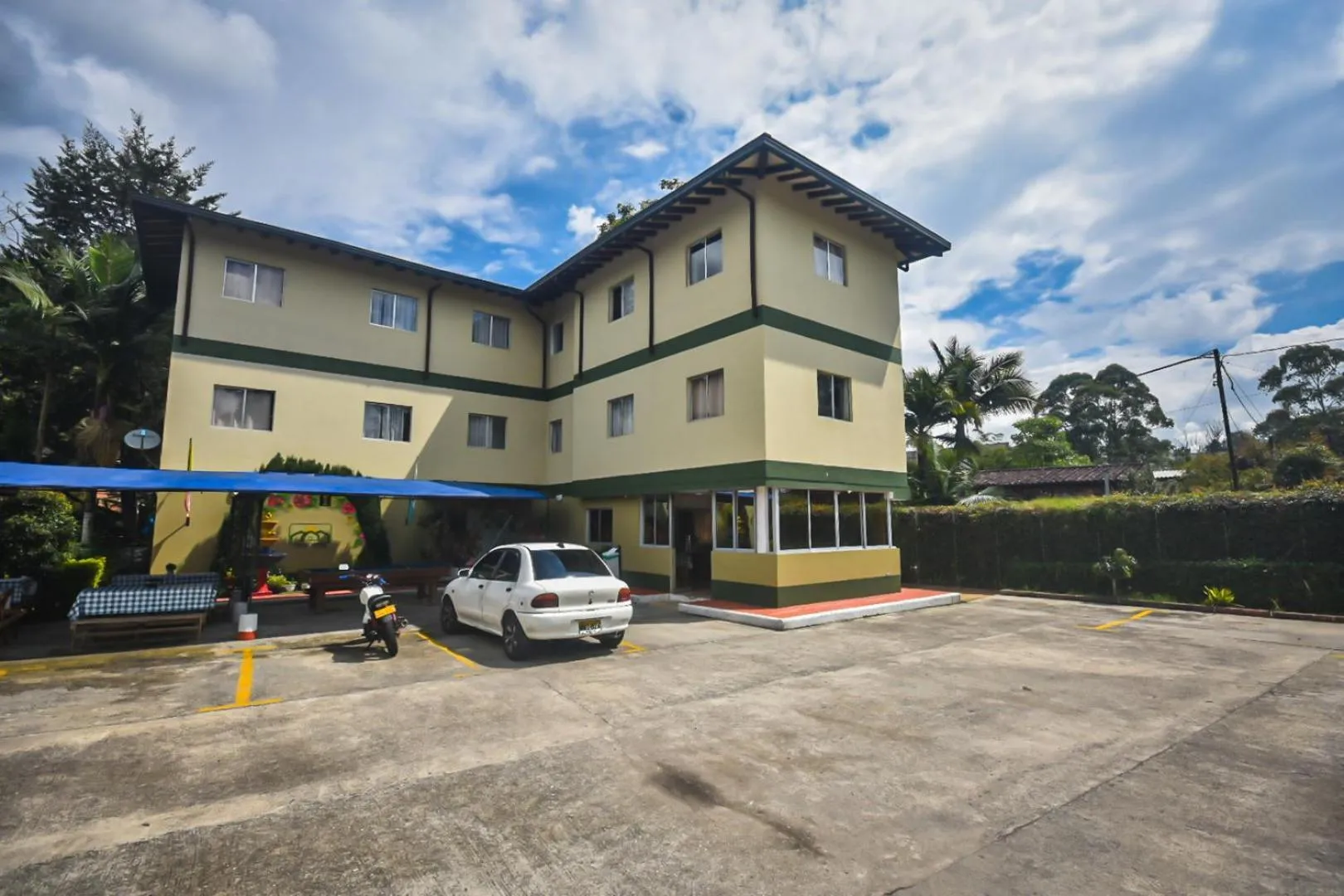 Property building in Finca Hotel Zona Franca