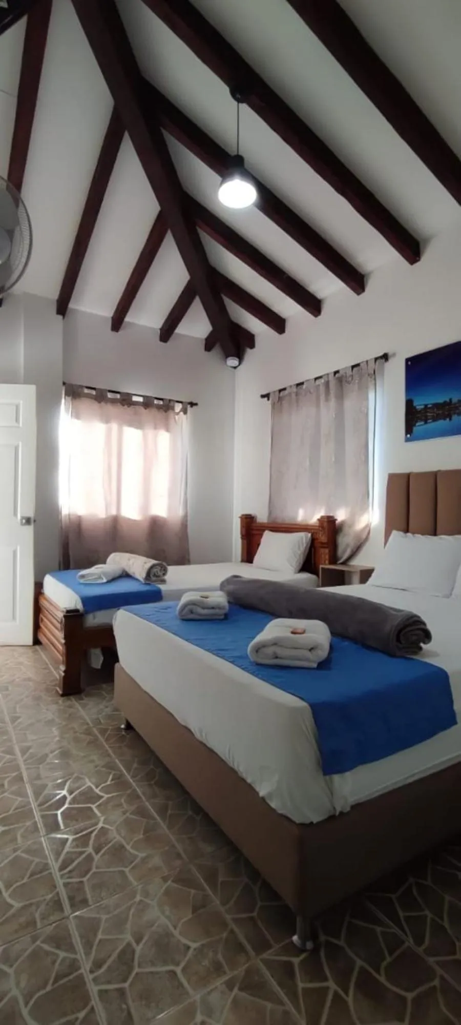 Bed in Finca Hotel Zona Franca