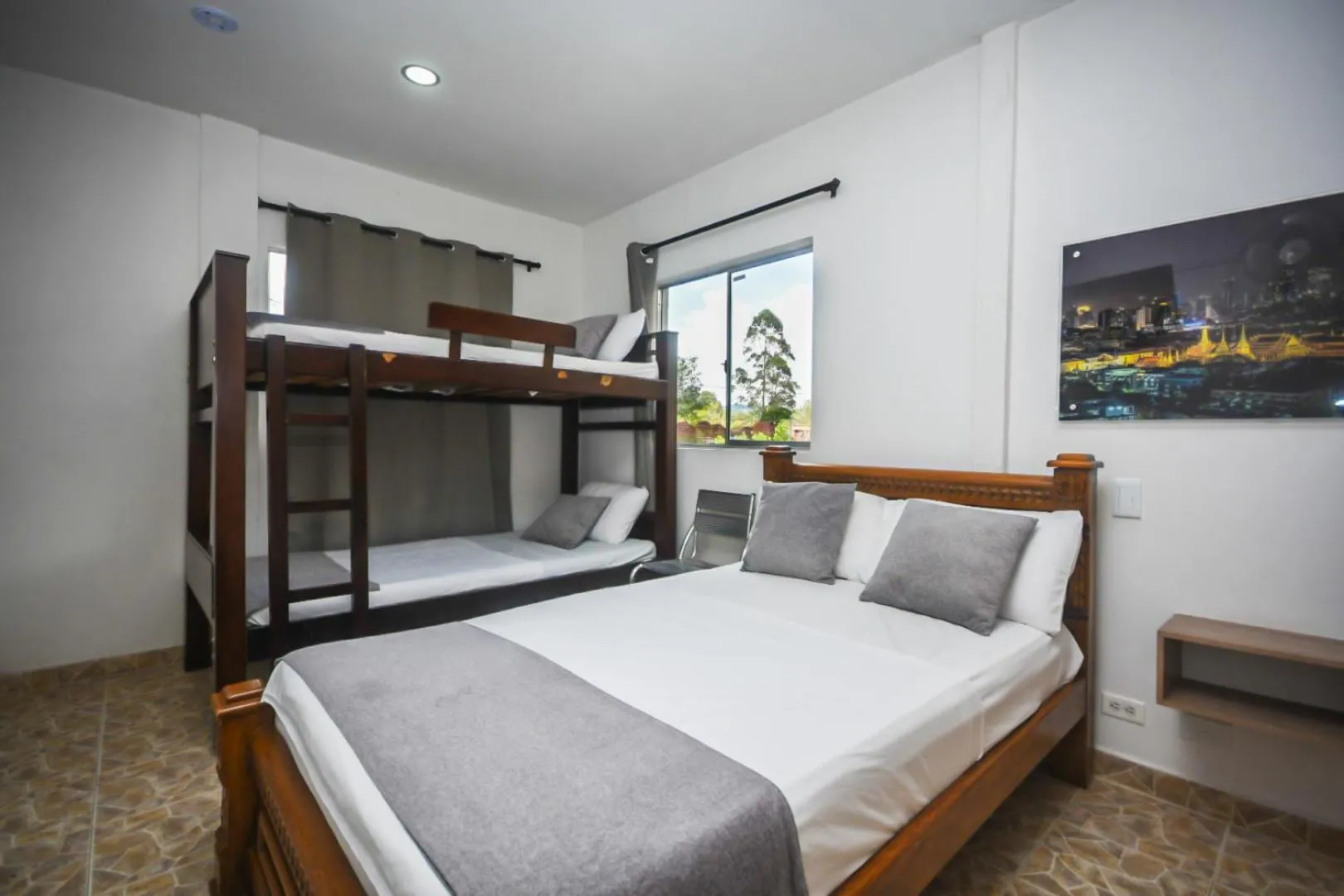 Bed in Finca Hotel Zona Franca