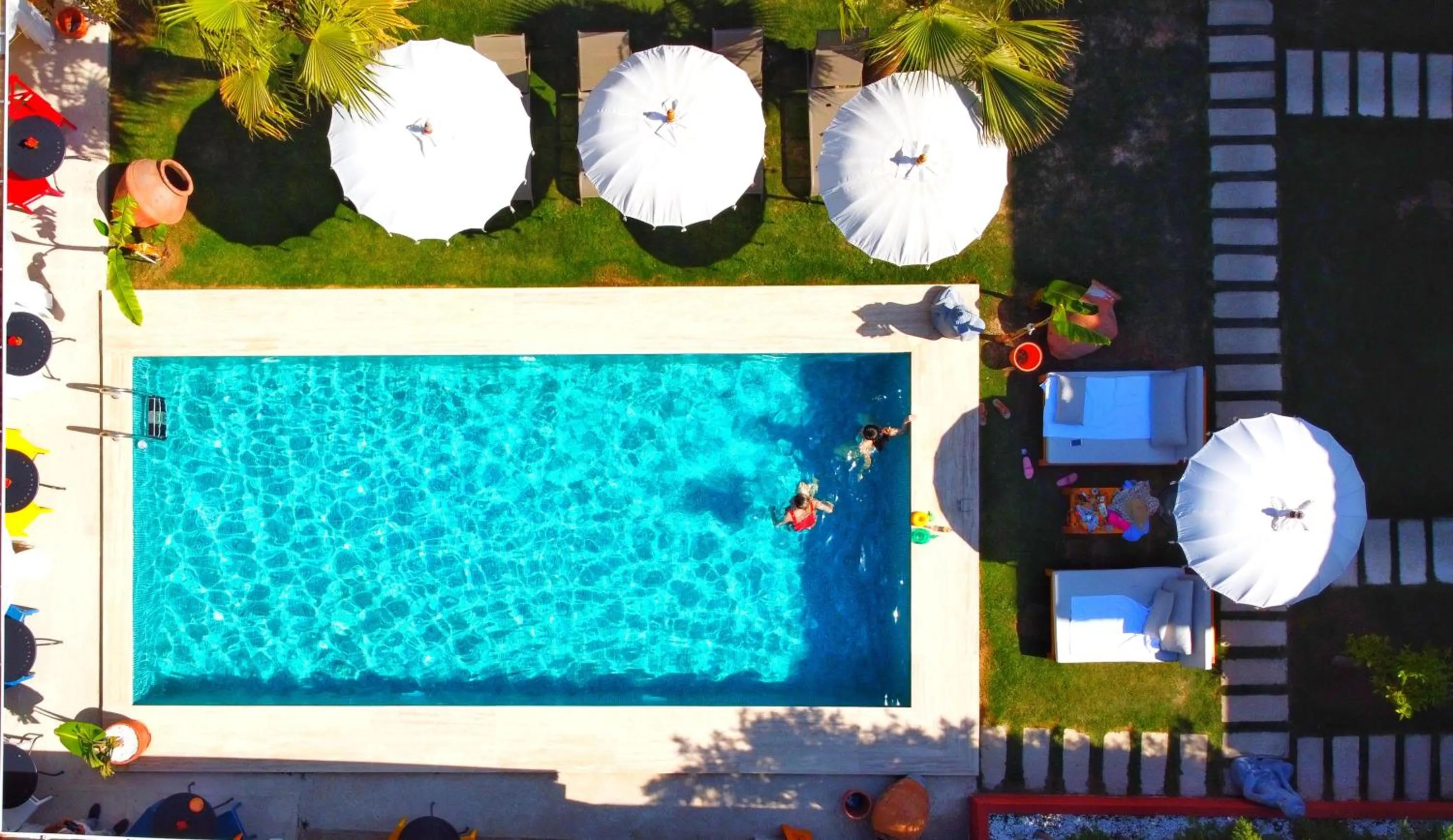 Pool view in Jardin d'Azur Alaçatı