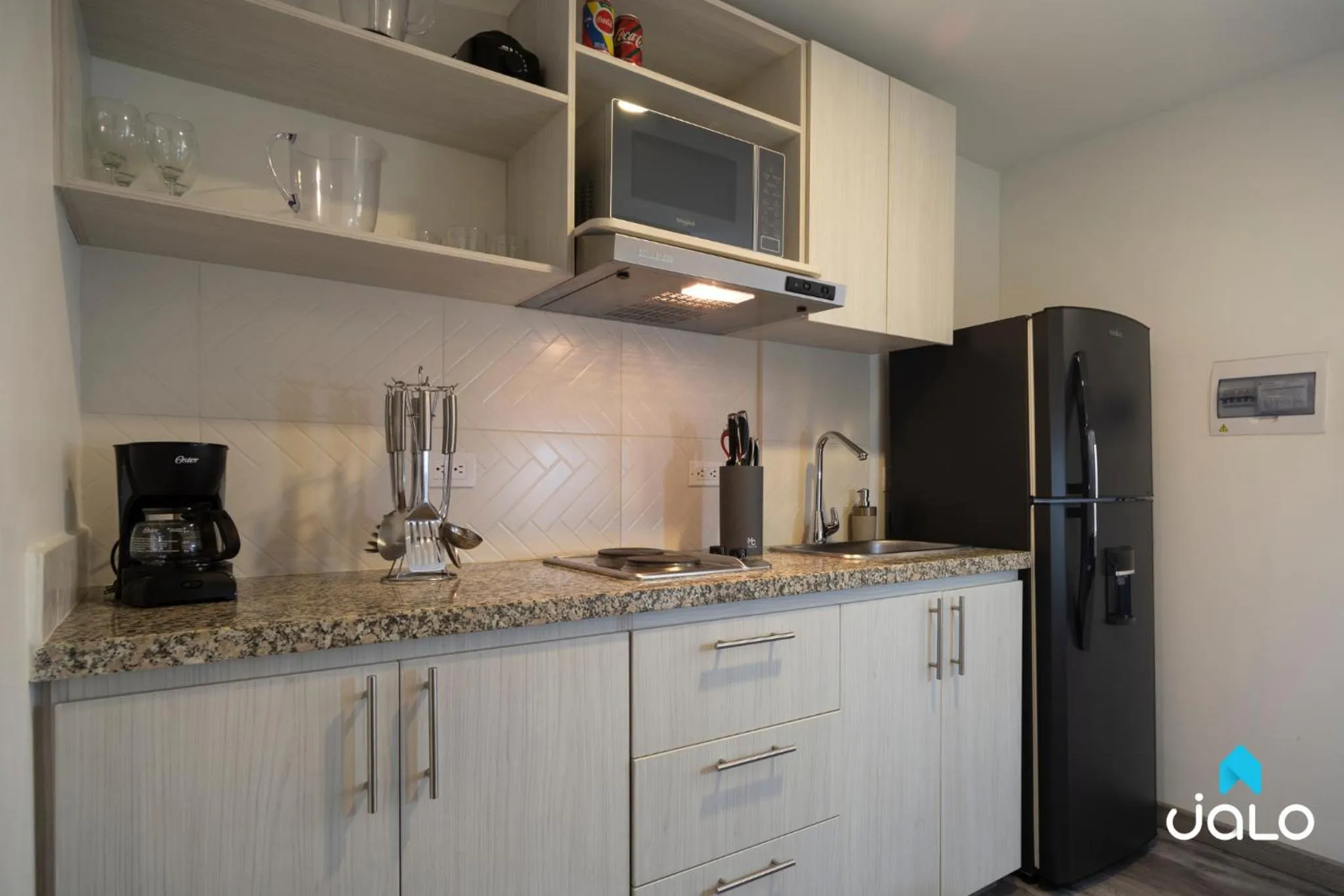 Kitchen or kitchenette in Torre Acqua Lofts - Downtown Bogota By Jalo