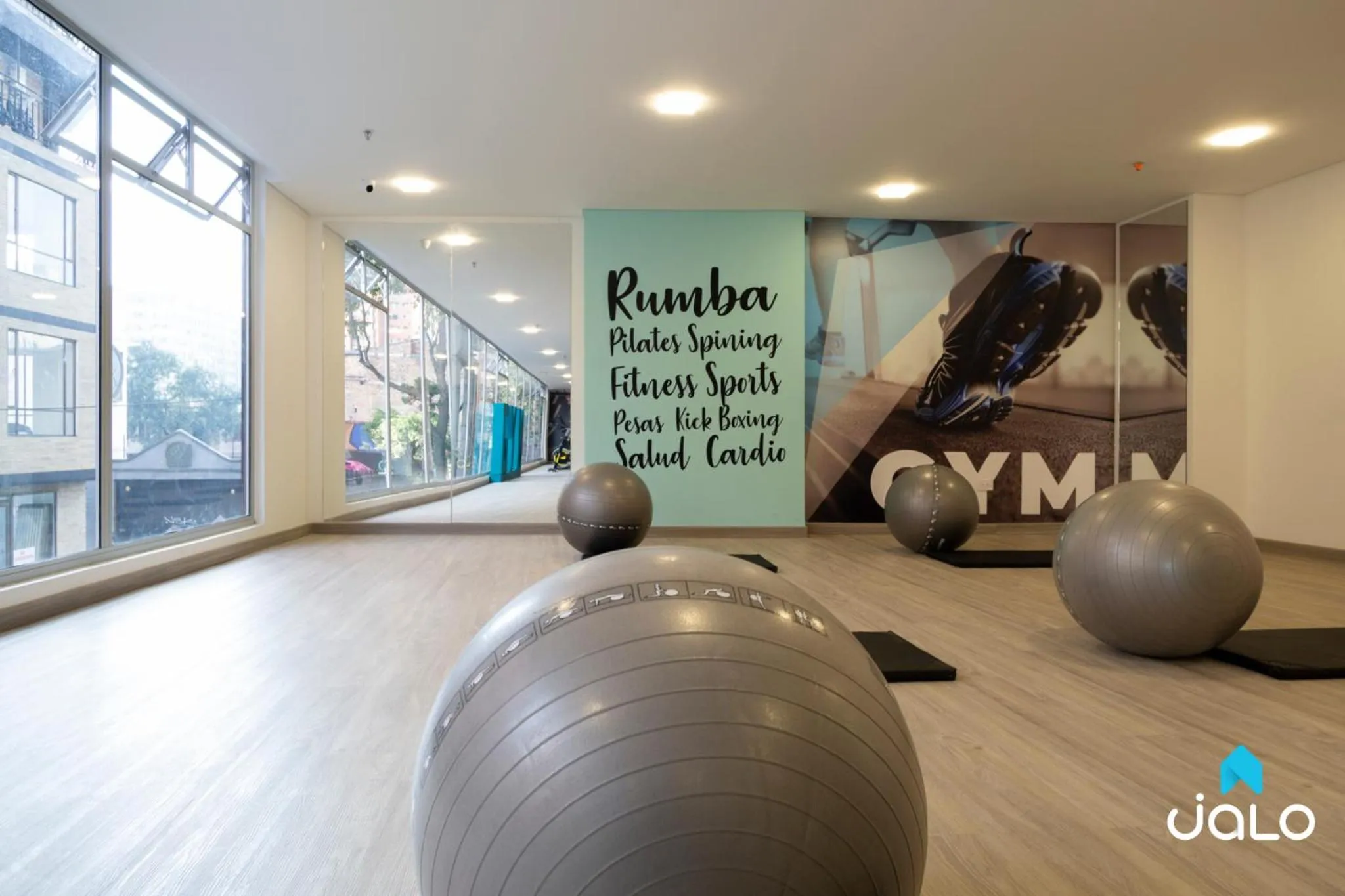 Fitness centre/facilities in Torre Acqua Lofts - Downtown Bogota By Jalo
