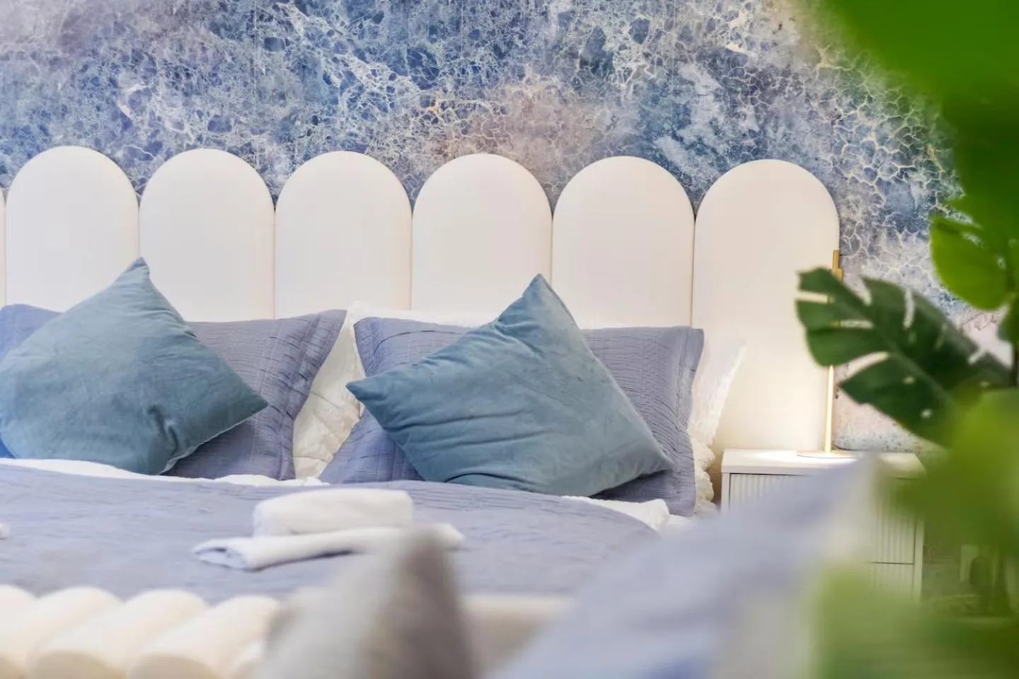 Bed in Art Hotel Vienna