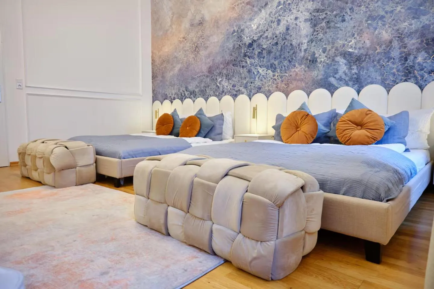 Bed in Art Hotel Vienna