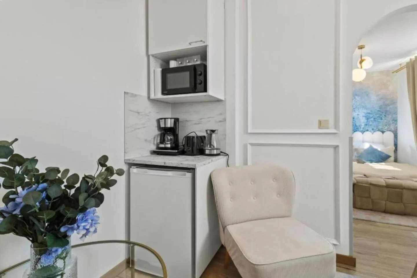 Bed in Art Hotel Vienna