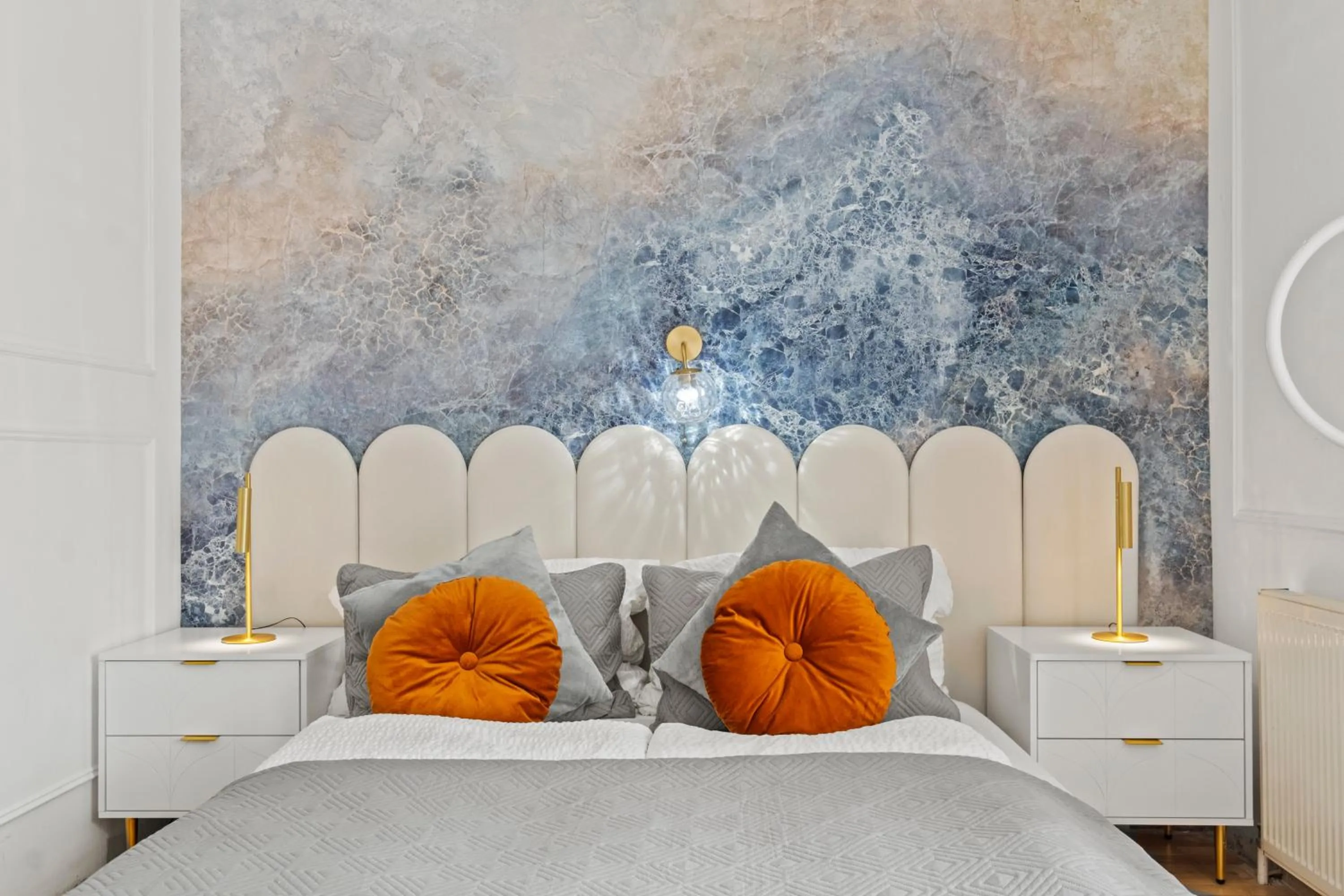 Bed in Art Hotel Vienna