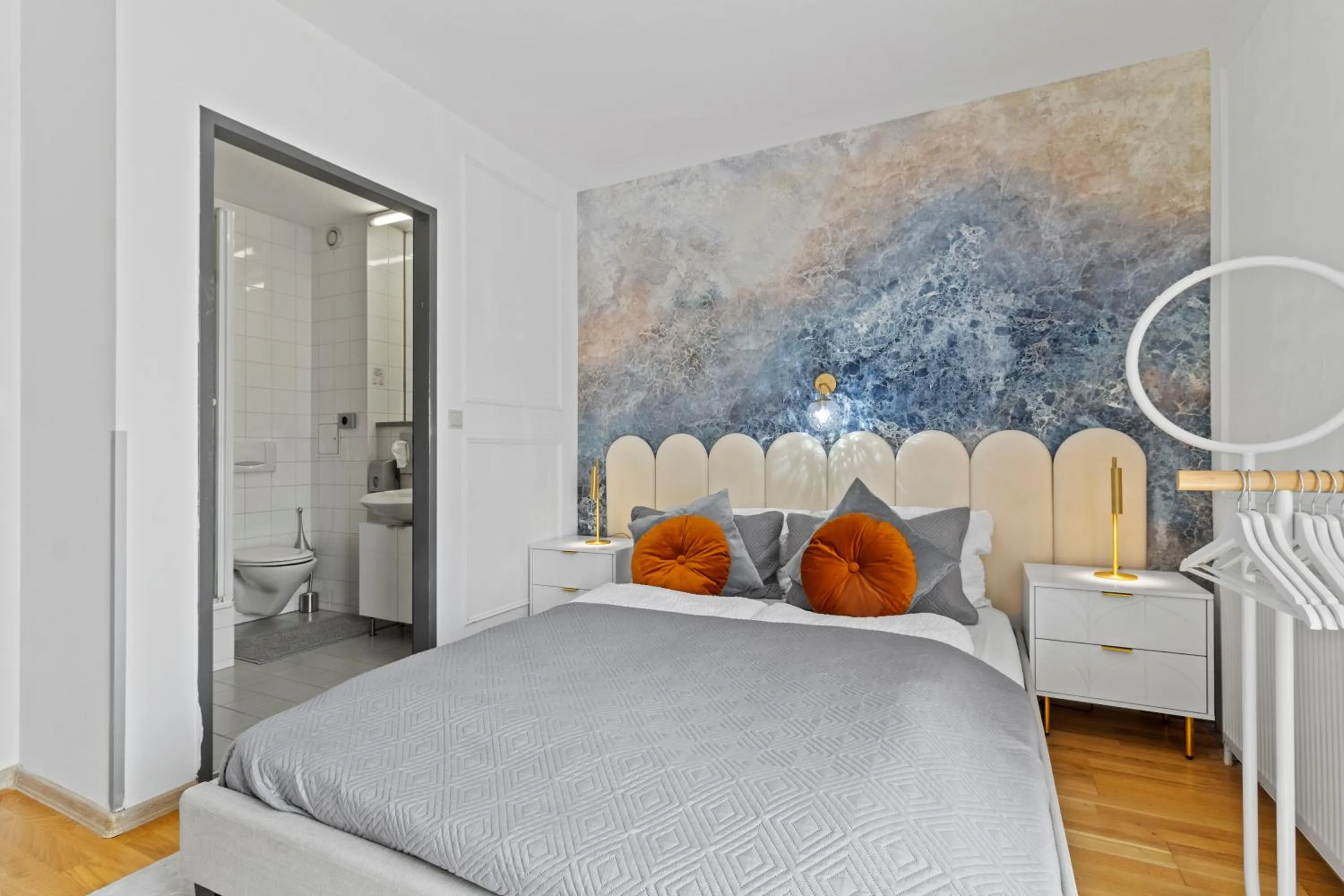 Bed in Art Hotel Vienna