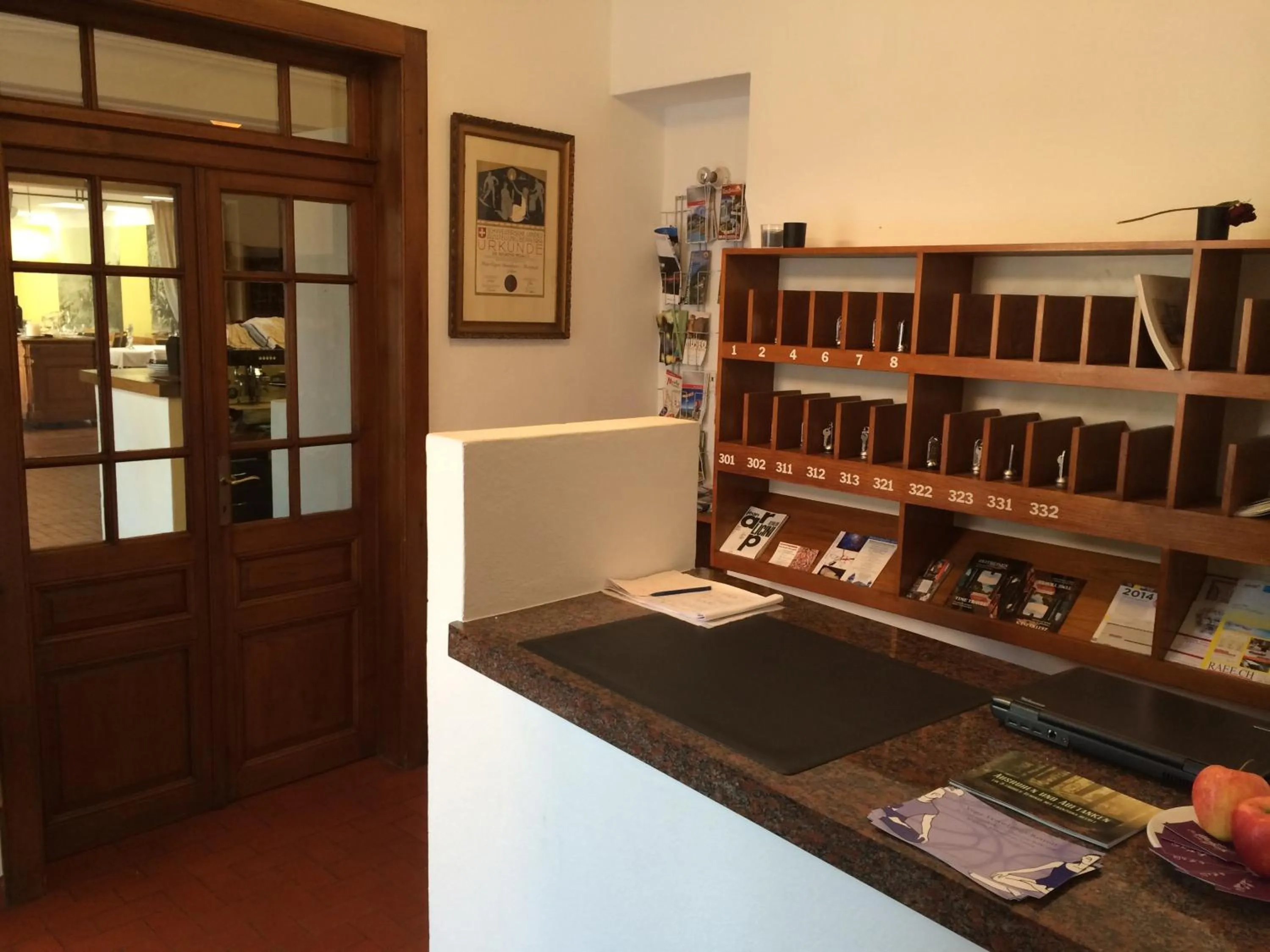 Lobby or reception in Albergo della Posta