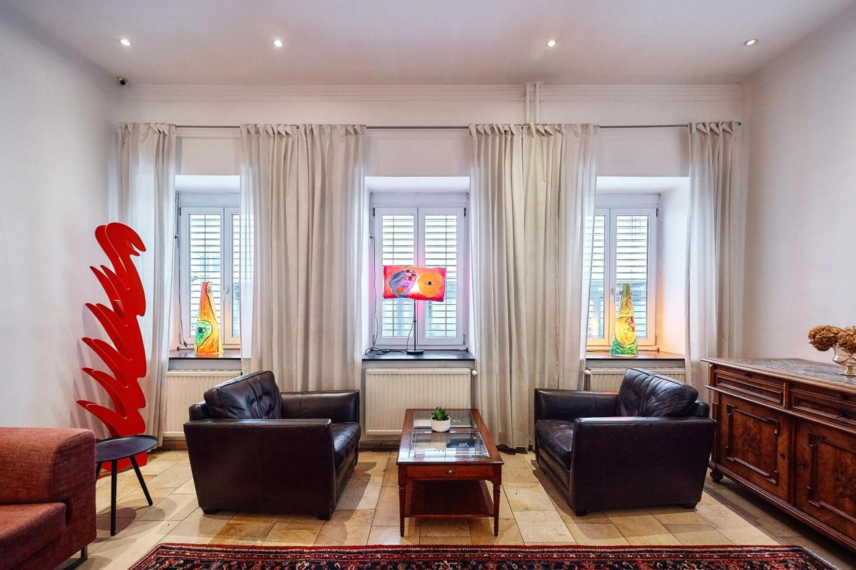 Seating area in Hotel Kunsthof