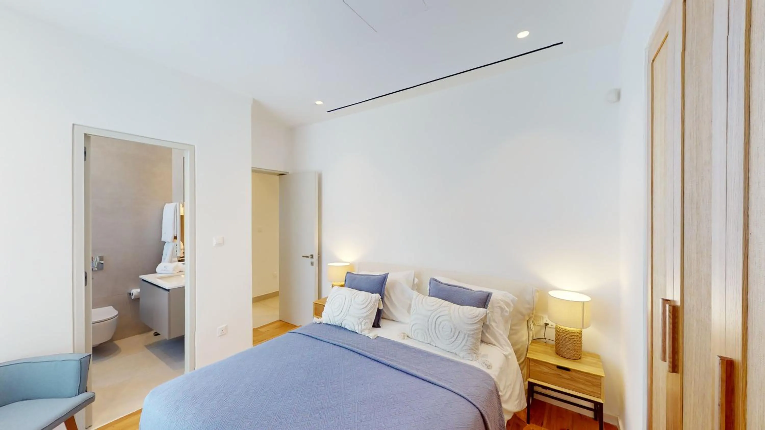 Bedroom, Bed in Periyiali Konnos Villas Beach Resort