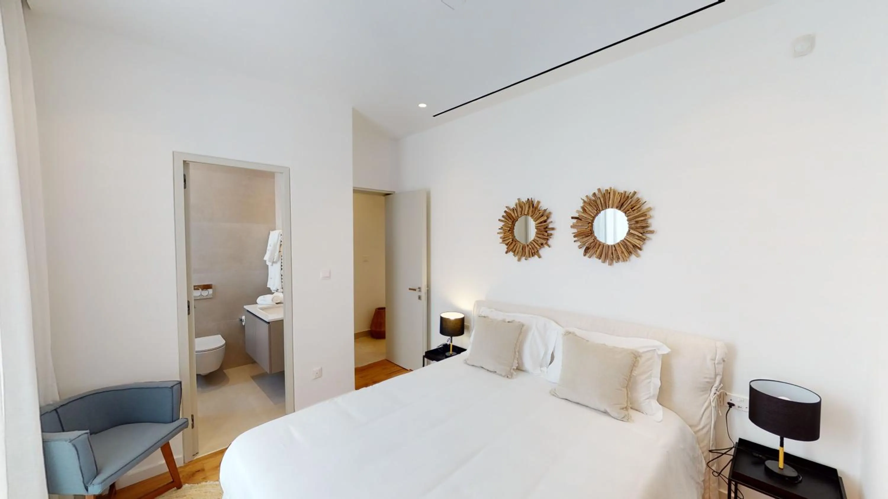 Bedroom, Bed in Periyiali Konnos Villas Beach Resort