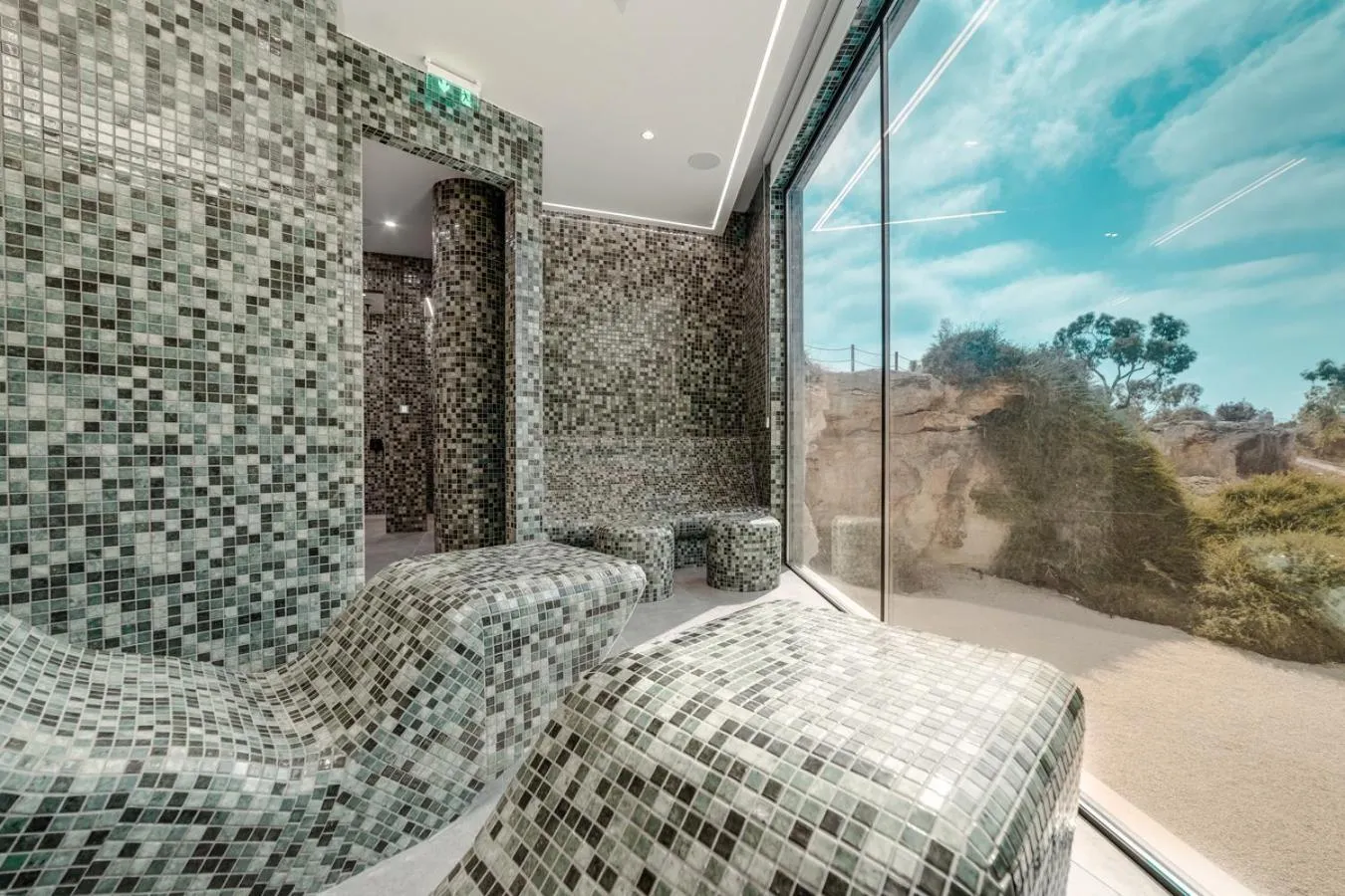 Steam room in Periyiali Konnos Villas Beach Resort