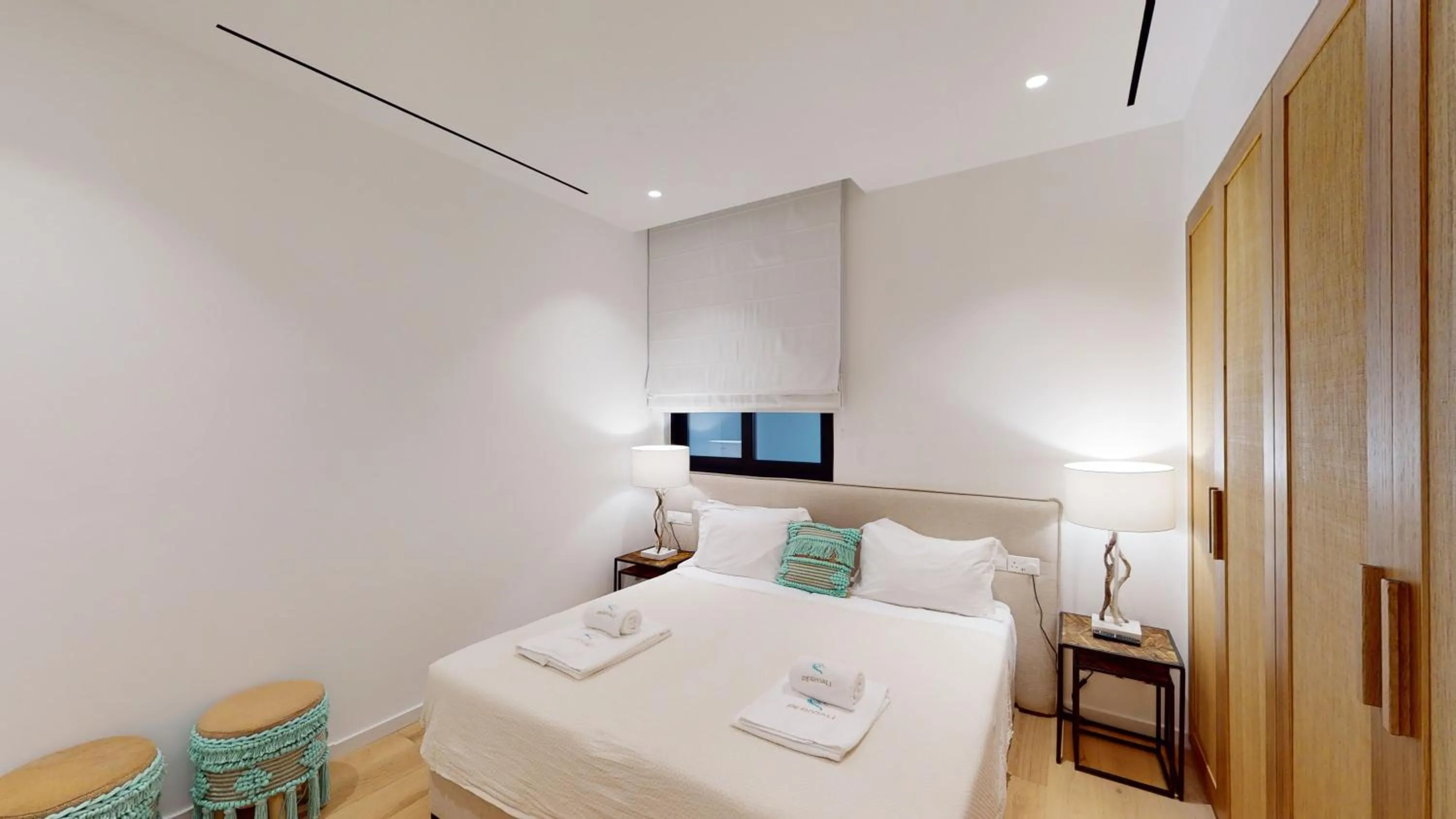 Bedroom, Bed in Periyiali Konnos Villas Beach Resort