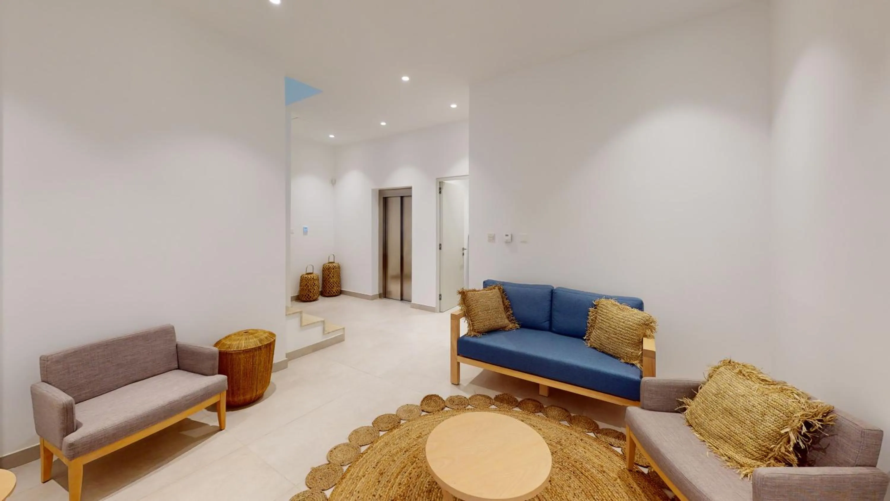 Seating area in Periyiali Konnos Villas Beach Resort