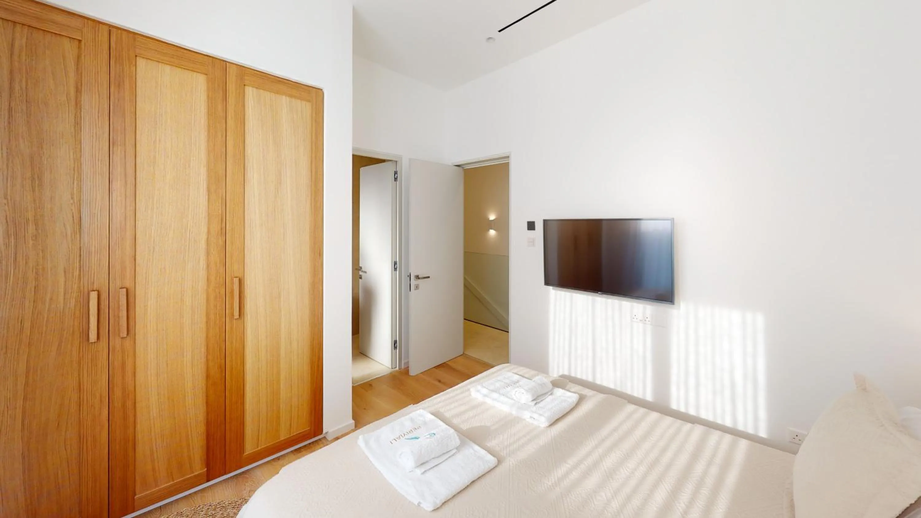 Bedroom, Bed in Periyiali Konnos Villas Beach Resort