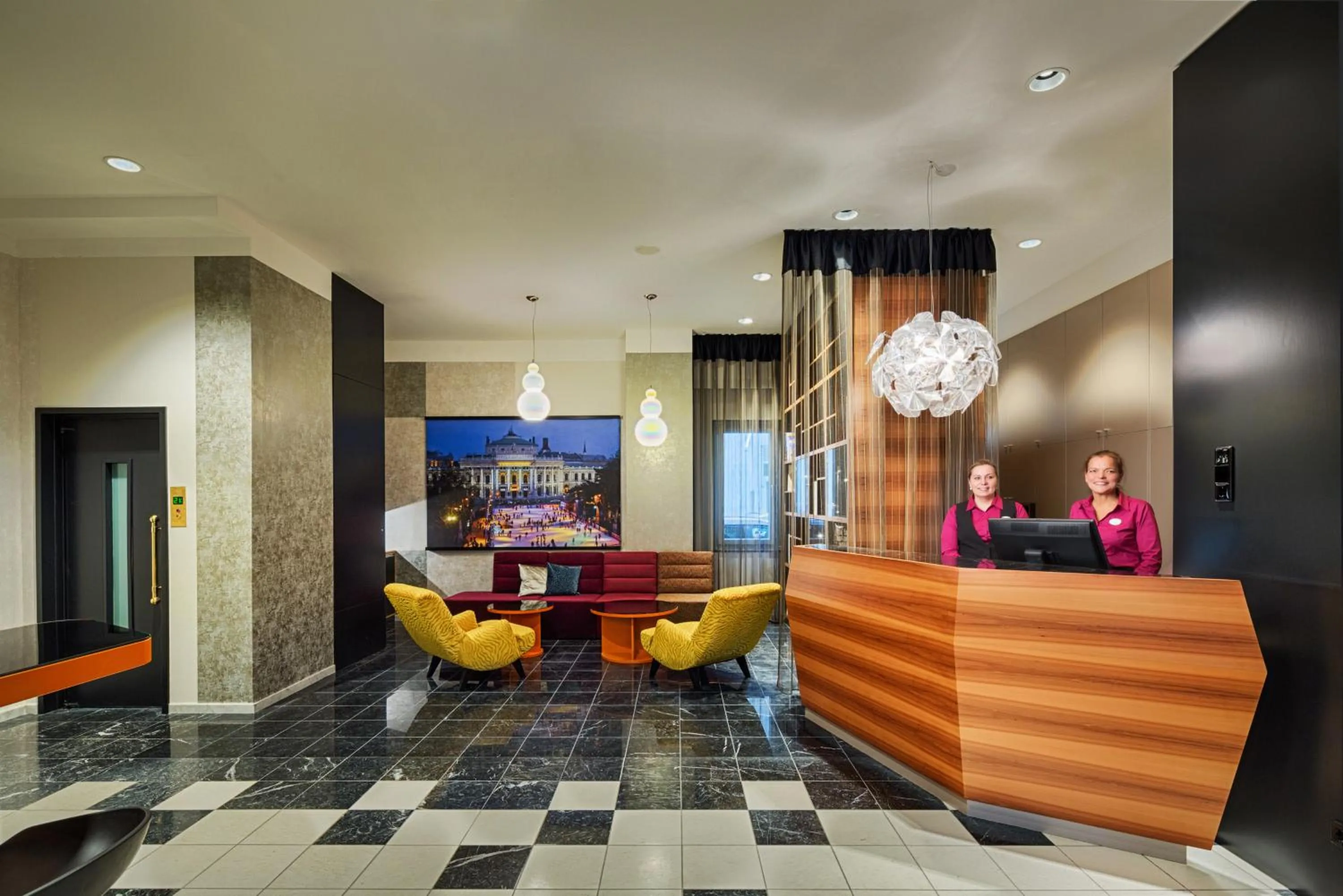Lobby or reception in Hotel Capricorno