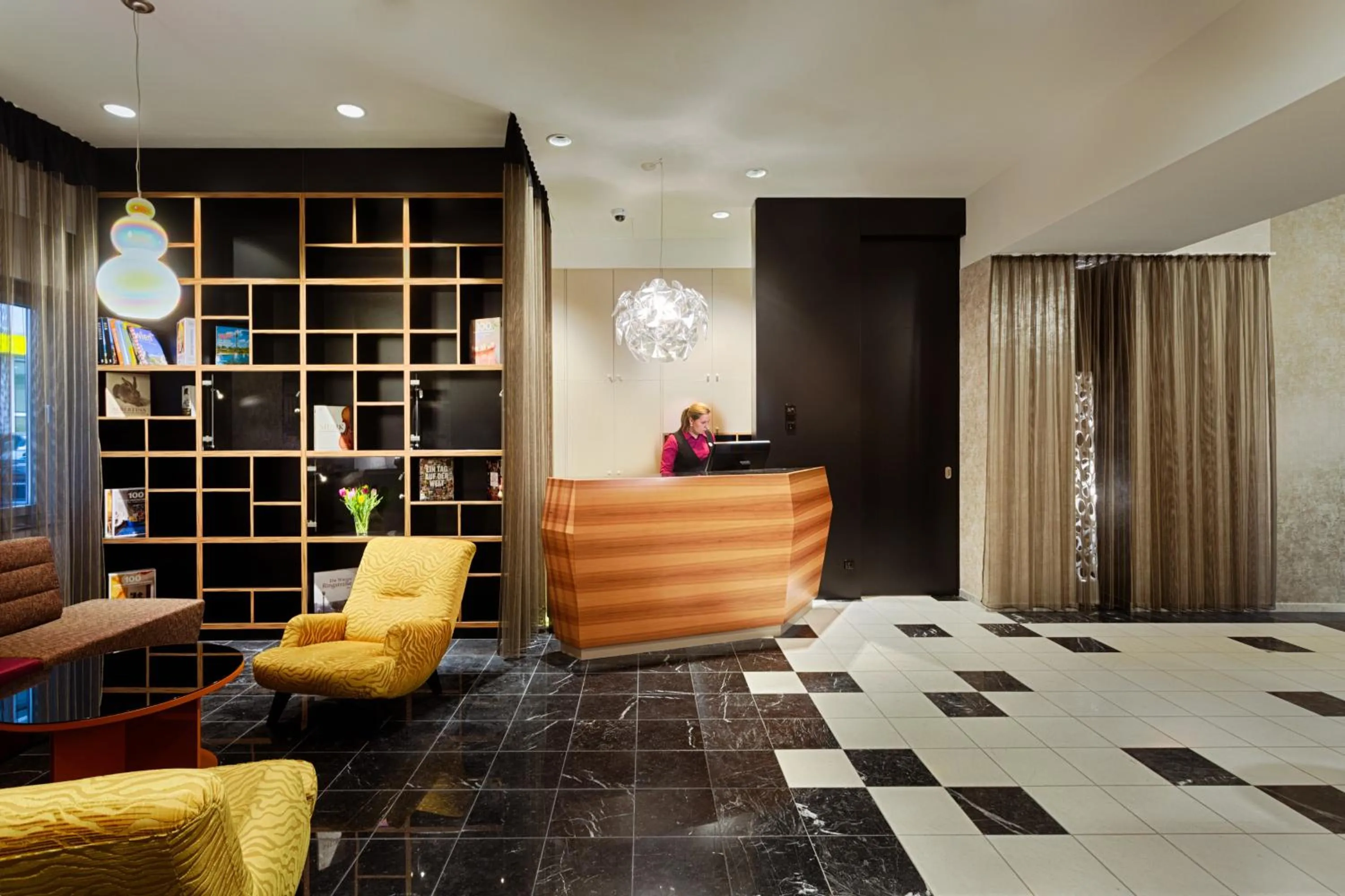 Lobby or reception in Hotel Capricorno