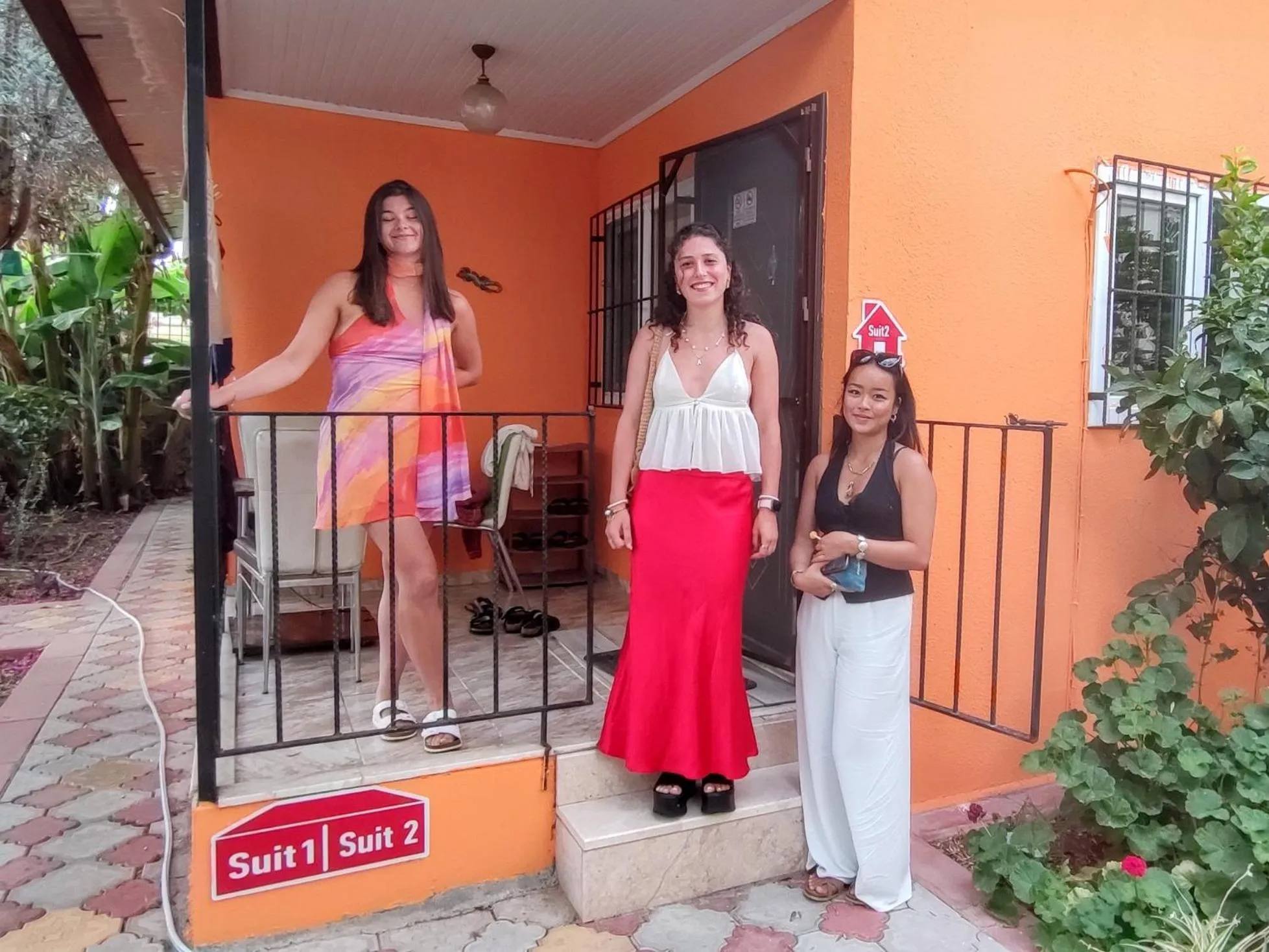 People in çileks apart otel