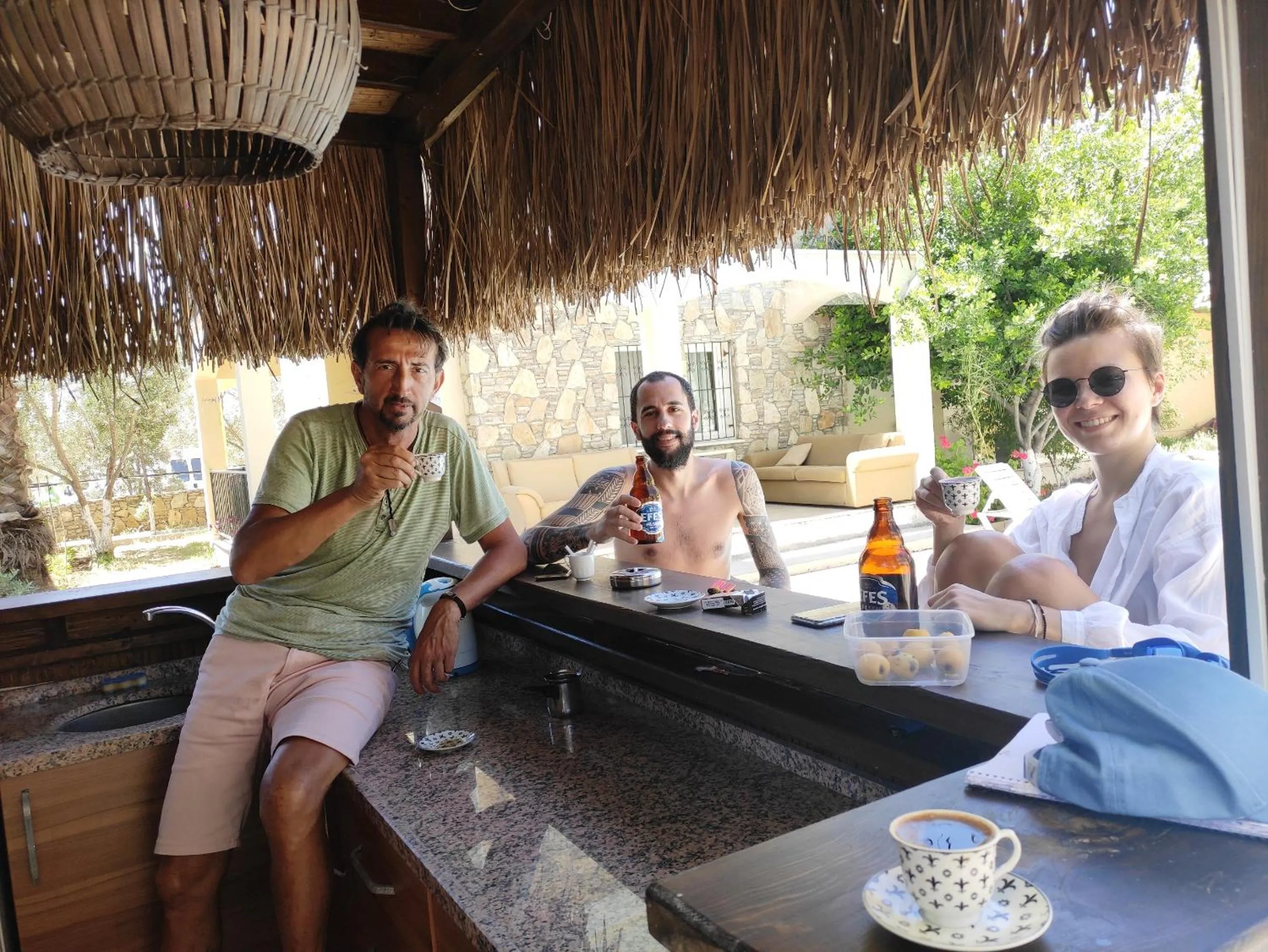 People in çileks apart otel