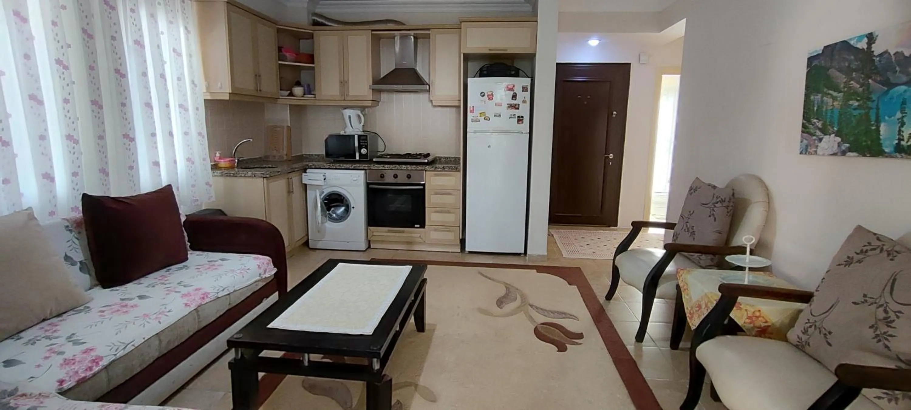 Living room in çileks apart otel