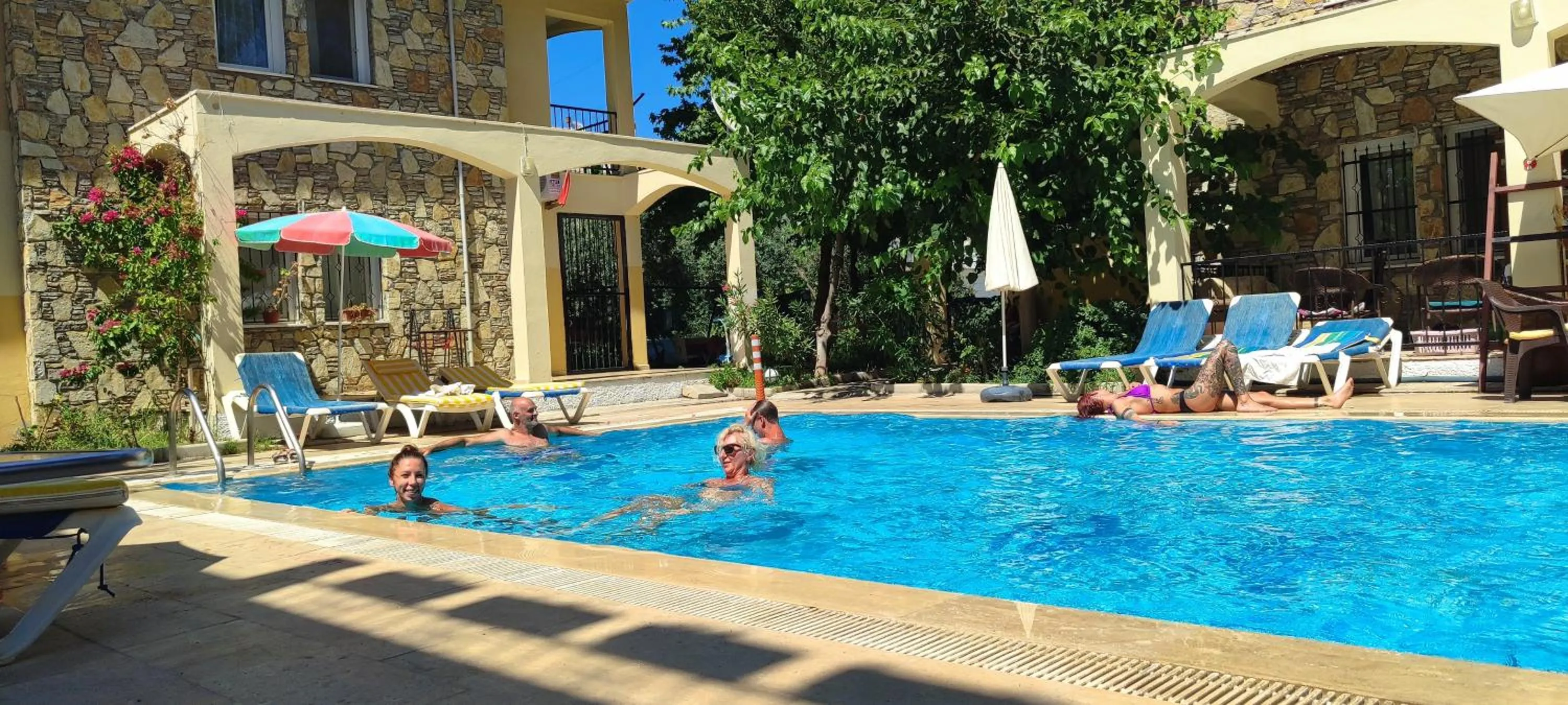 People in çileks apart otel