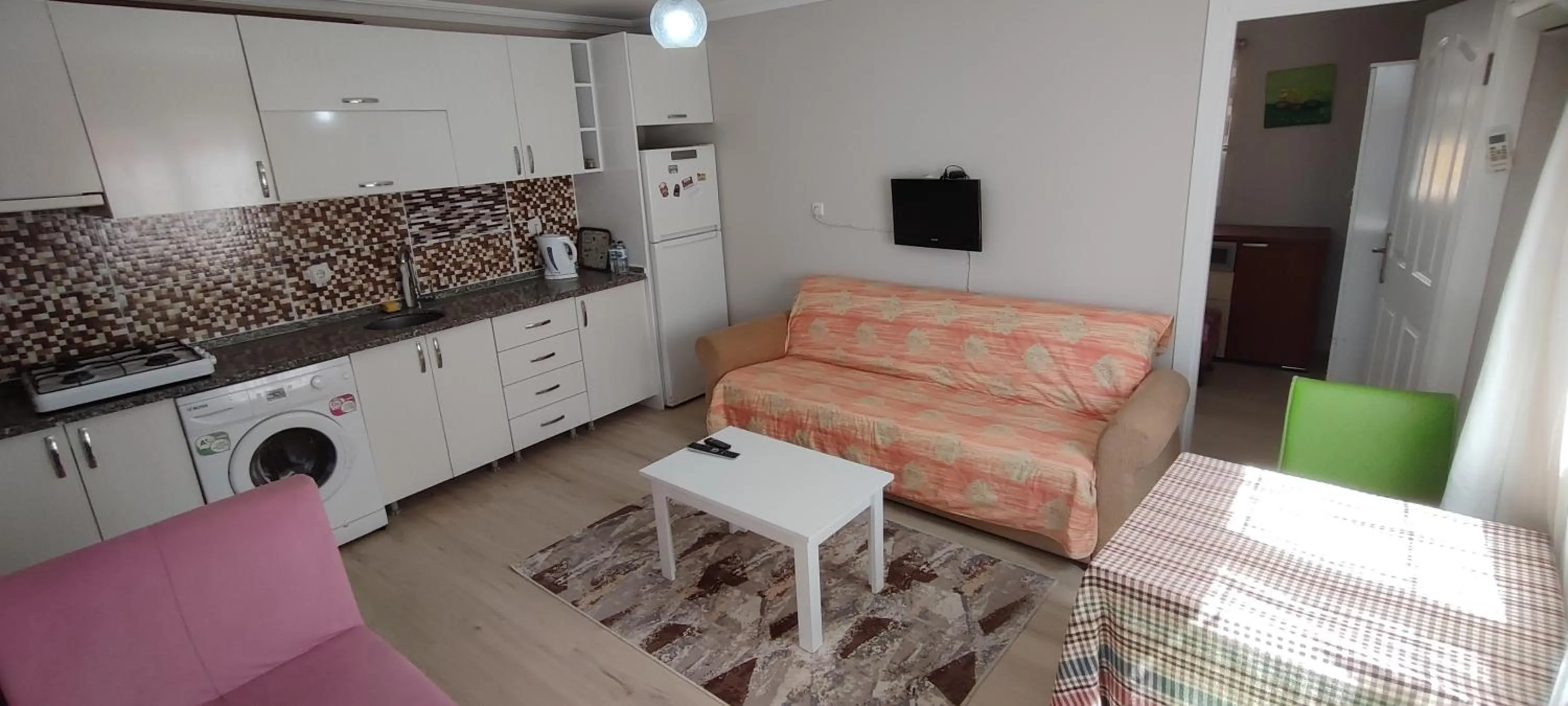 Living room in çileks apart otel