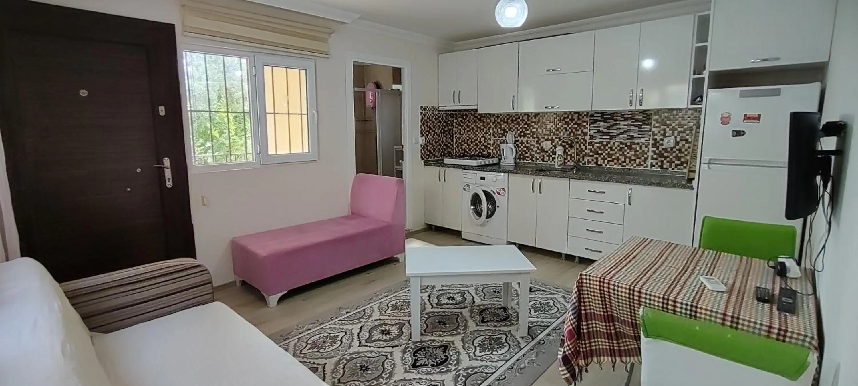 kitchen in çileks apart otel