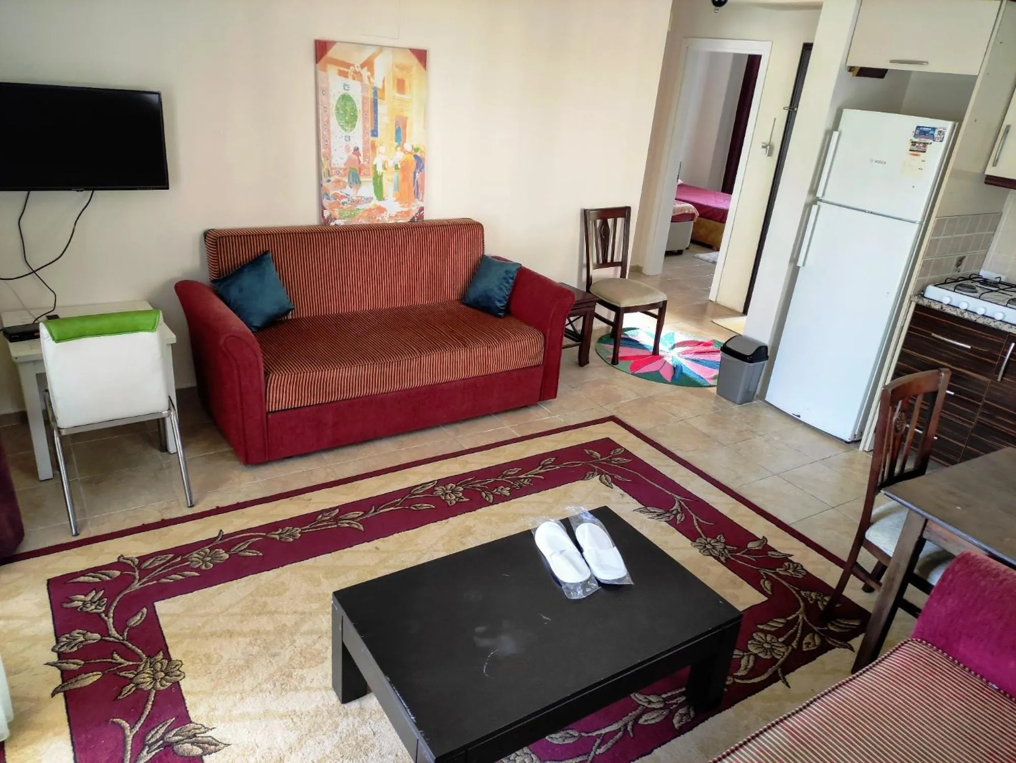 Living room in çileks apart otel