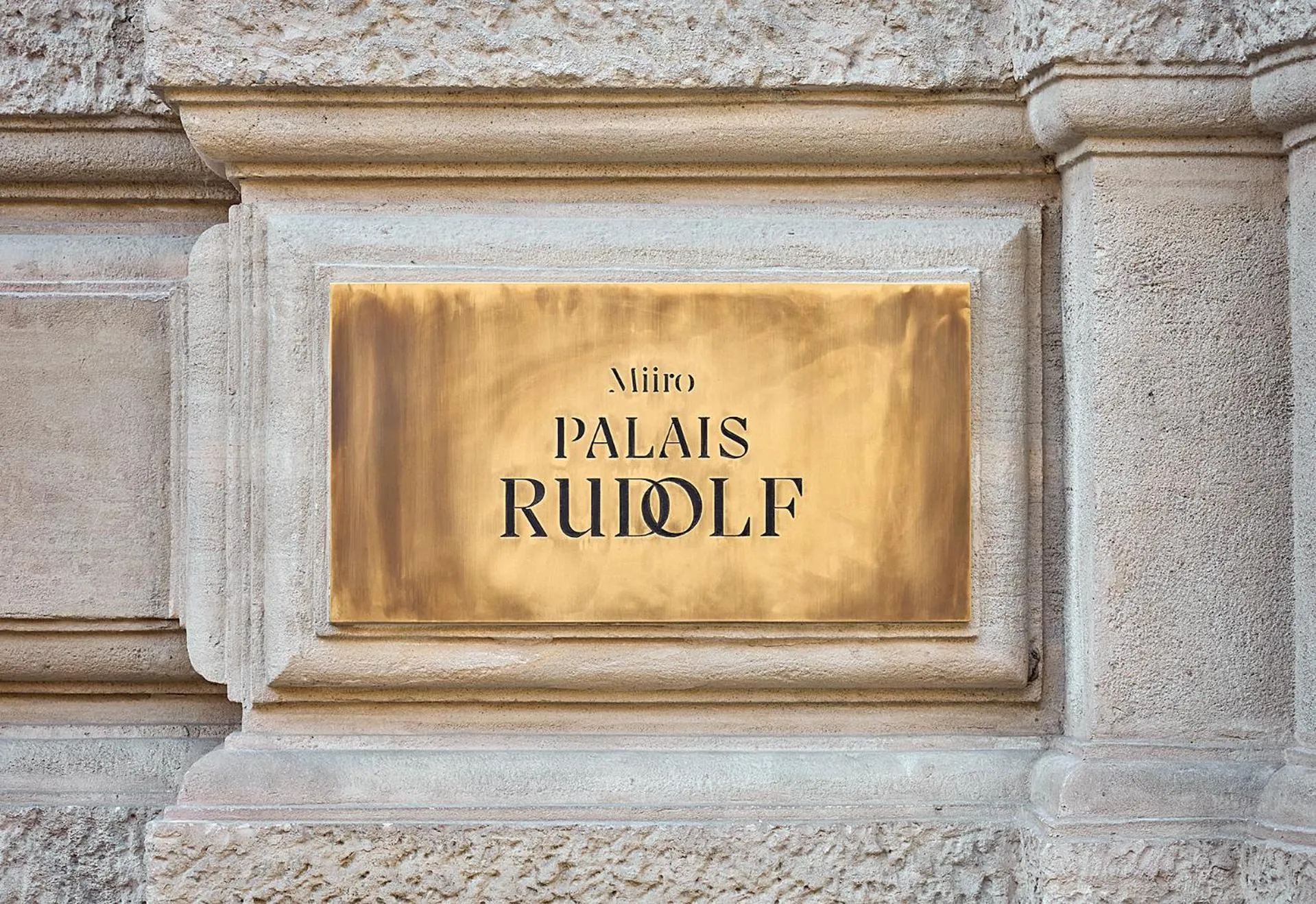Decorative detail in Miiro Palais Rudolf NEW OPENING