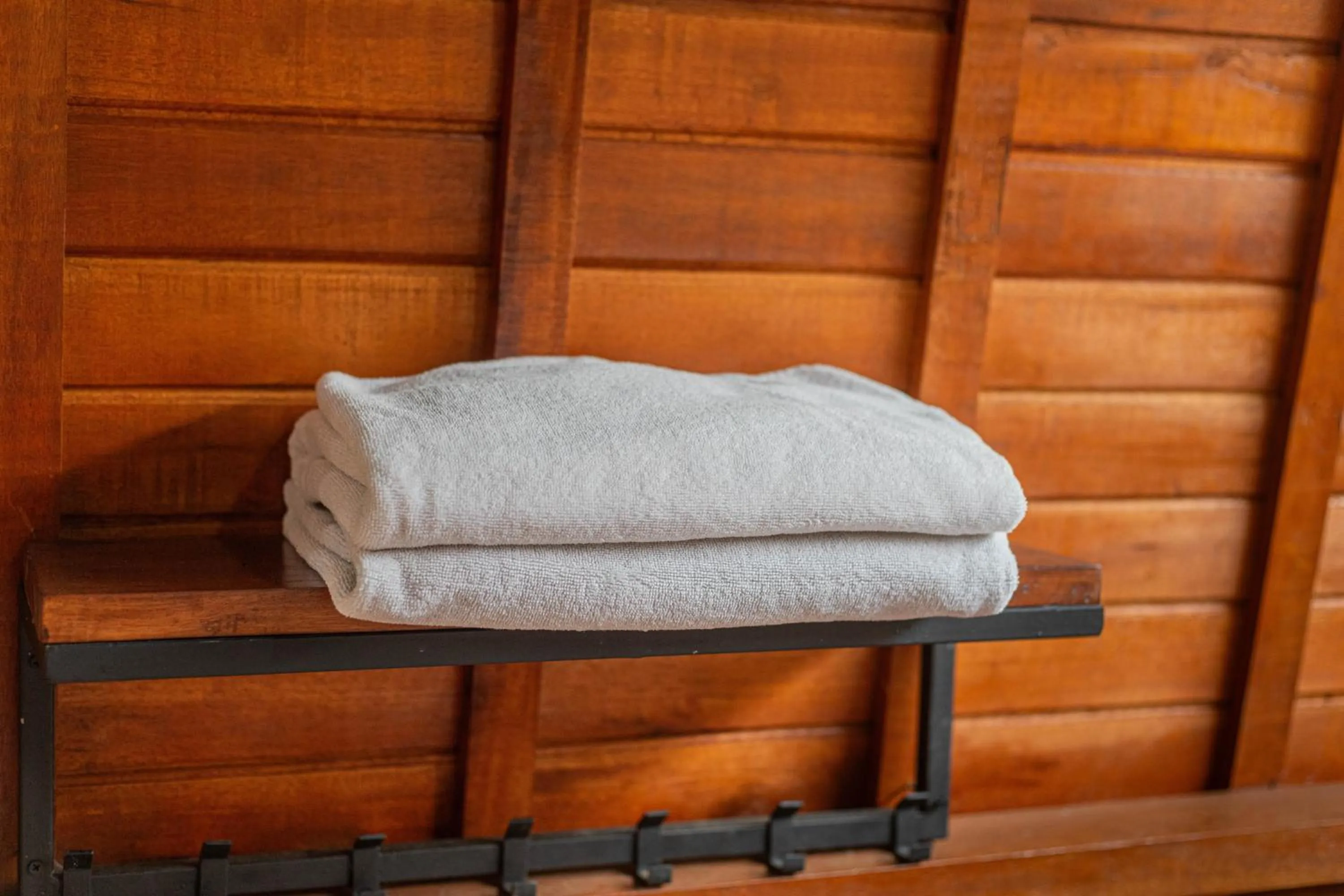 towels in Kubu Selat Villa and Glamping