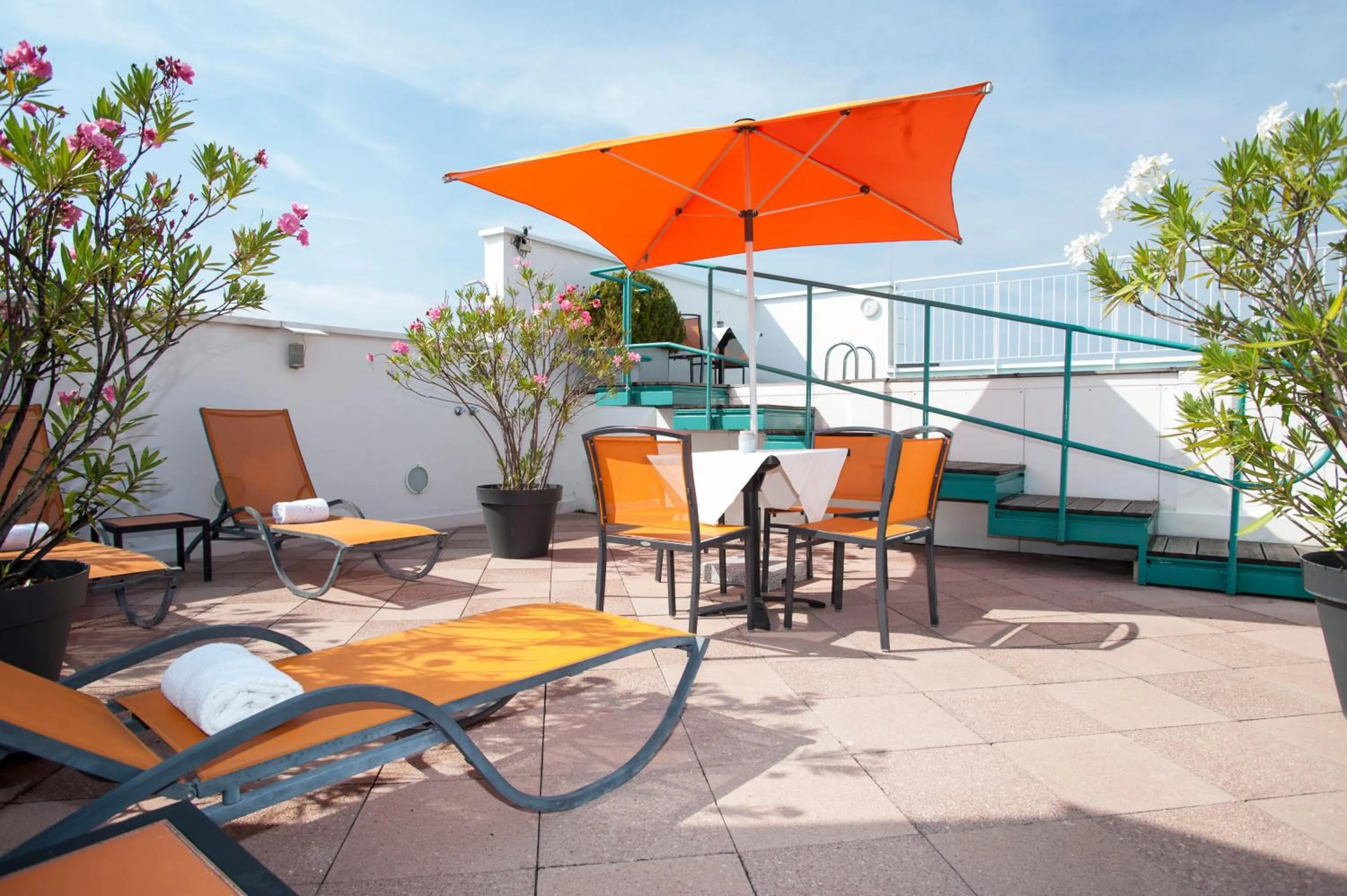 Pool view in Boutique Hotel Hauser