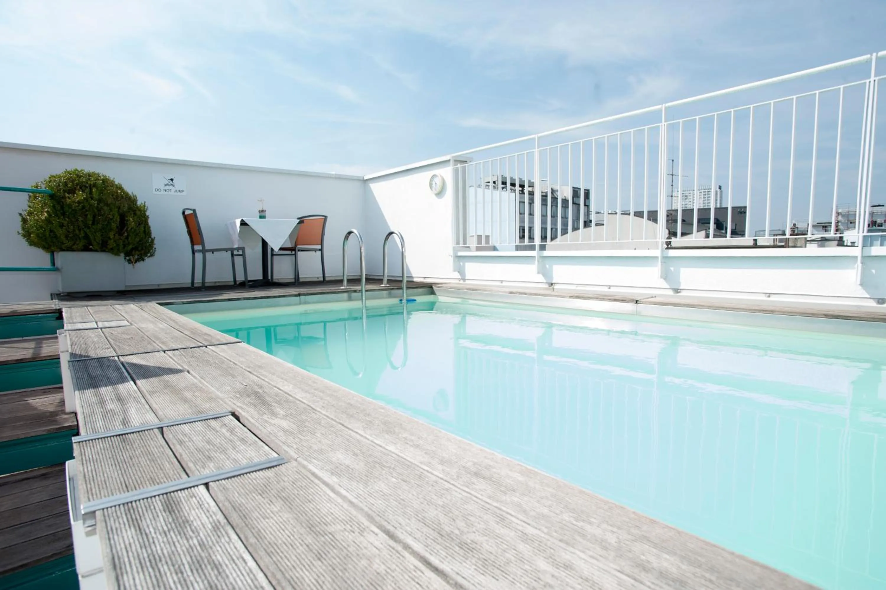 Pool view in Boutique Hotel Hauser