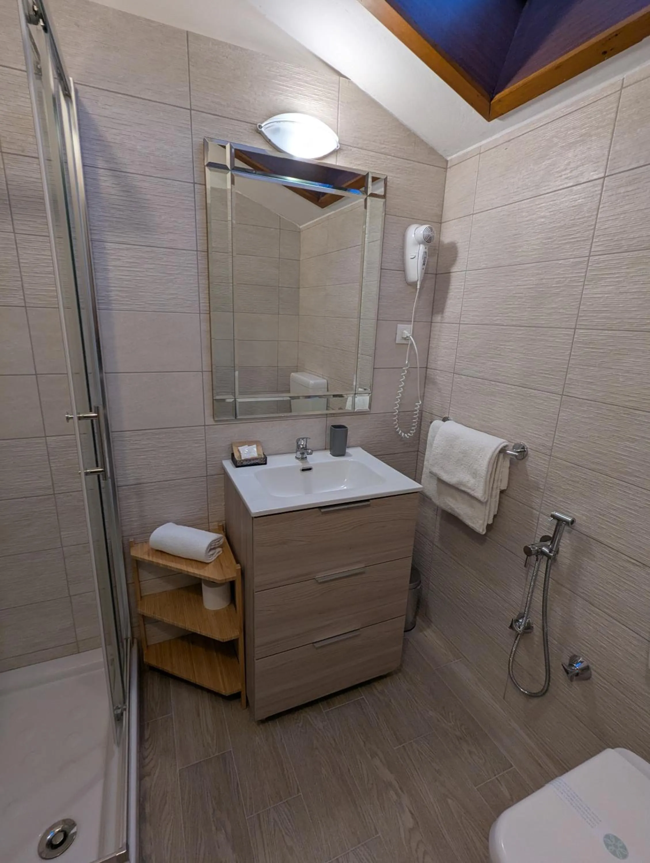 Shower in Hotel Bristol