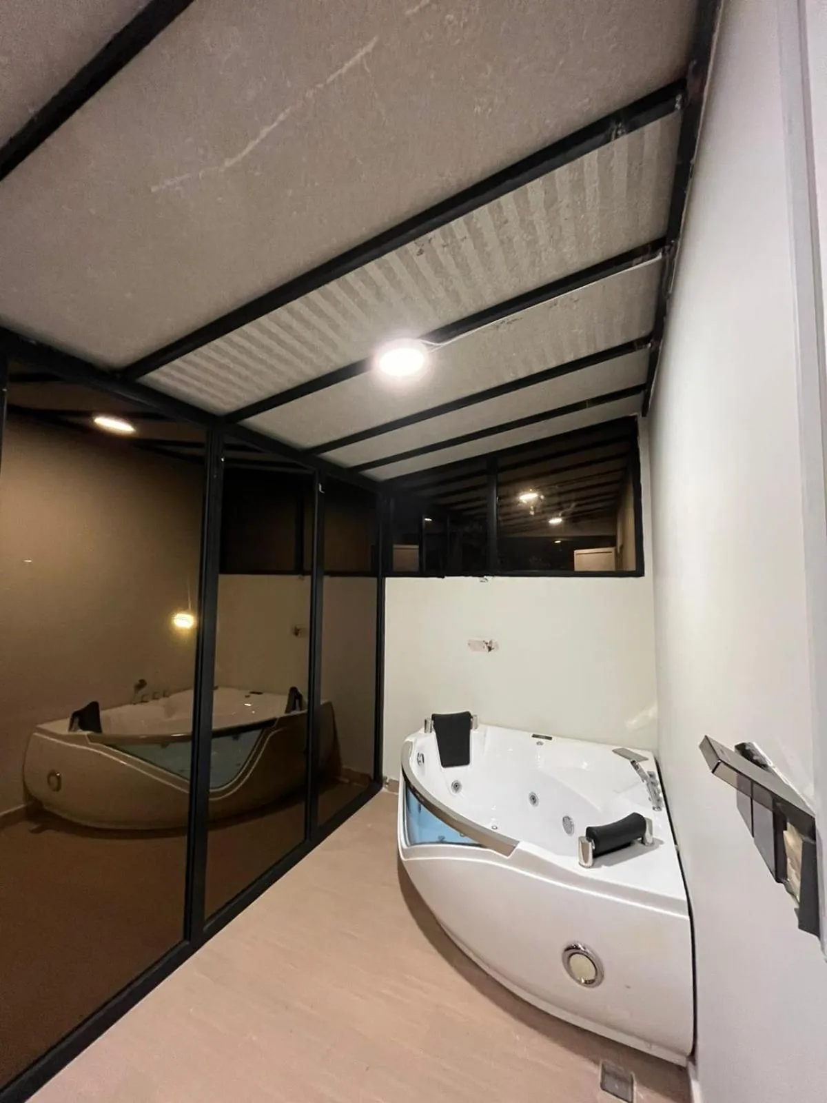 Bathroom, Bed in Olive Tree Hotel