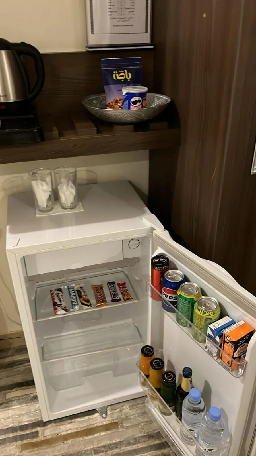 minibar in Olive Tree Hotel