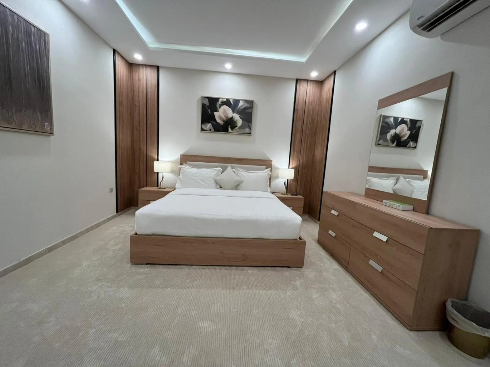 Bed in Olive Tree Hotel