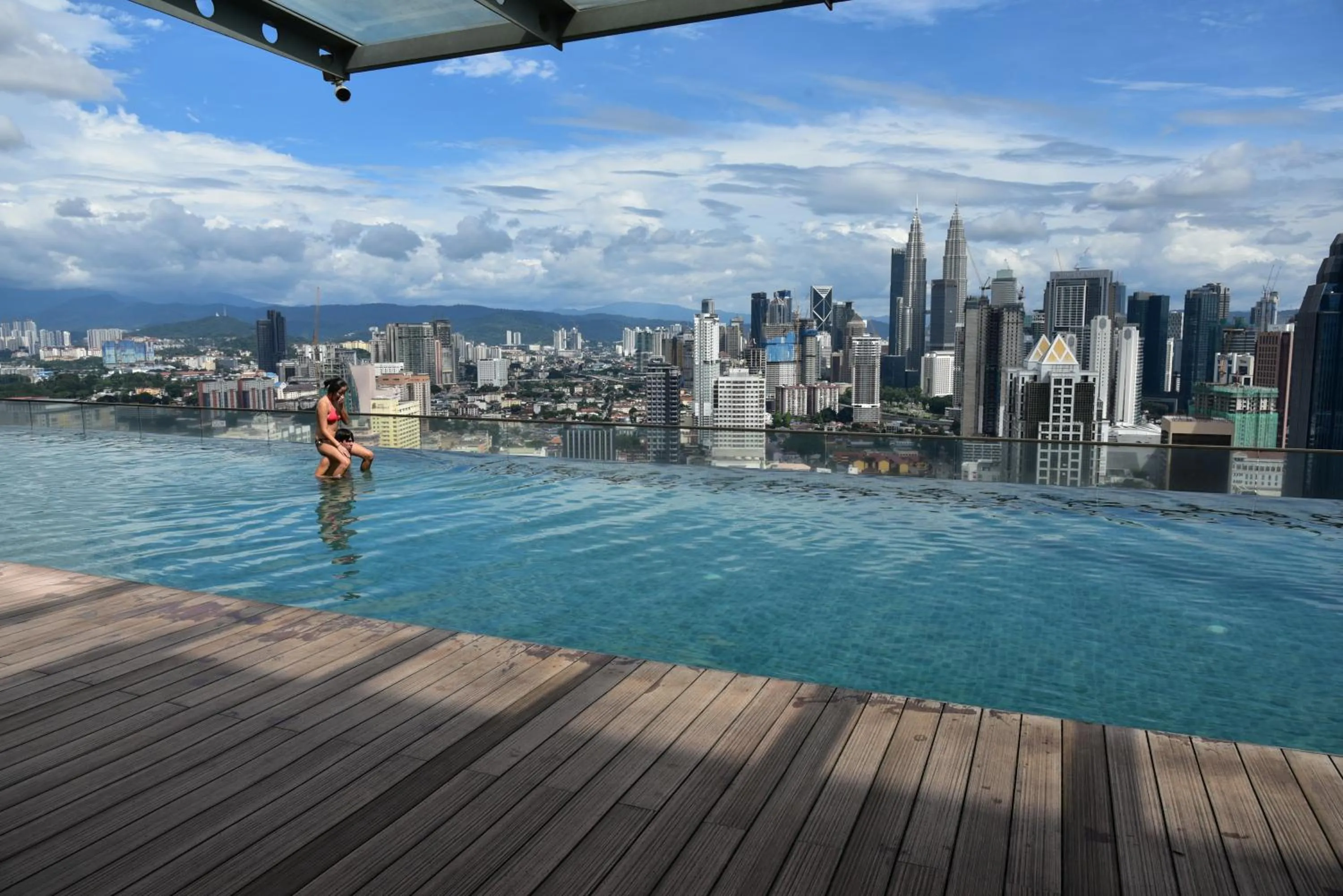 Swimming pool in Wonderful KLCC View at Regalia Suites