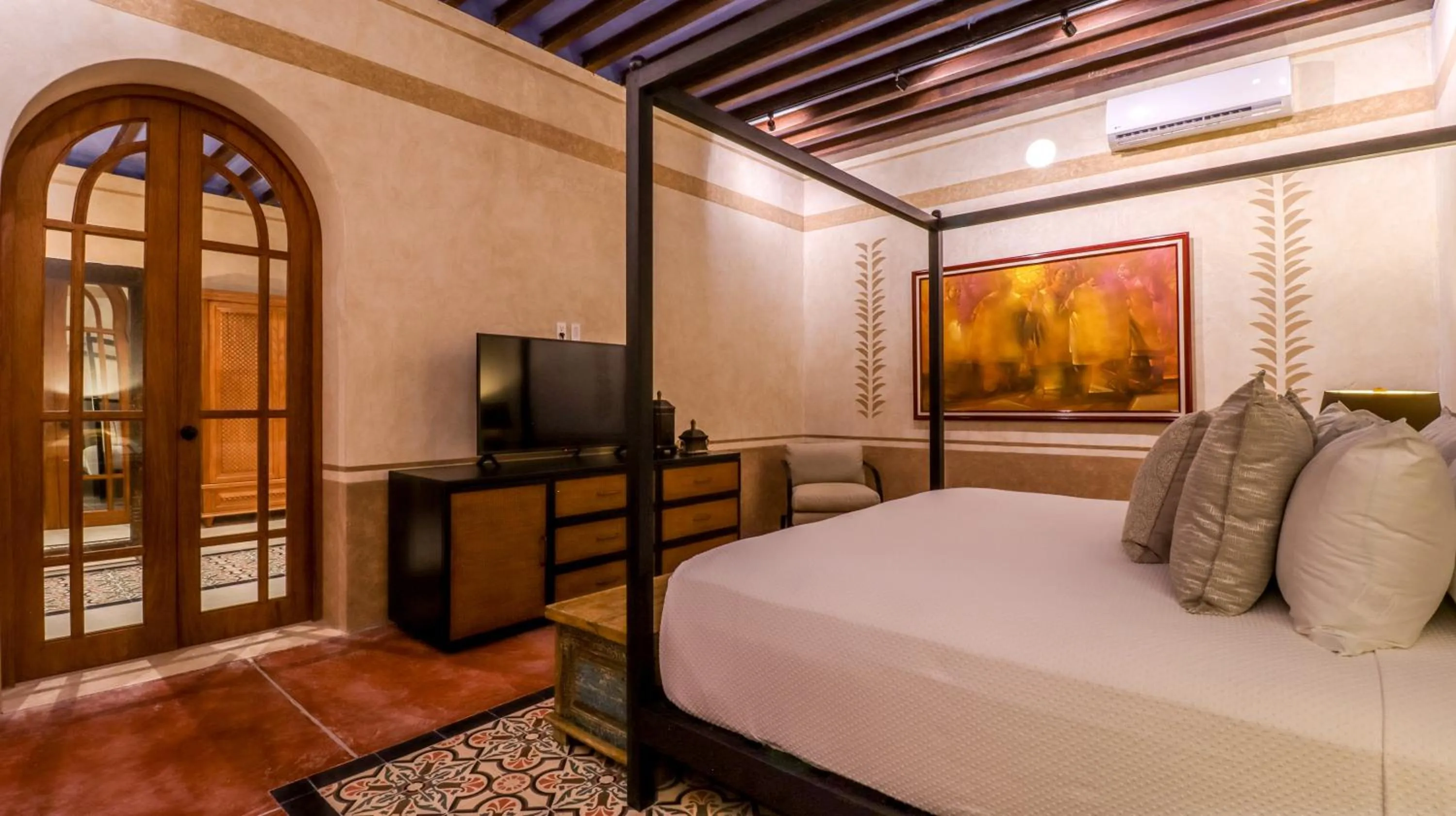 Bedroom, Bed in Hacienda San Antonio Hool
